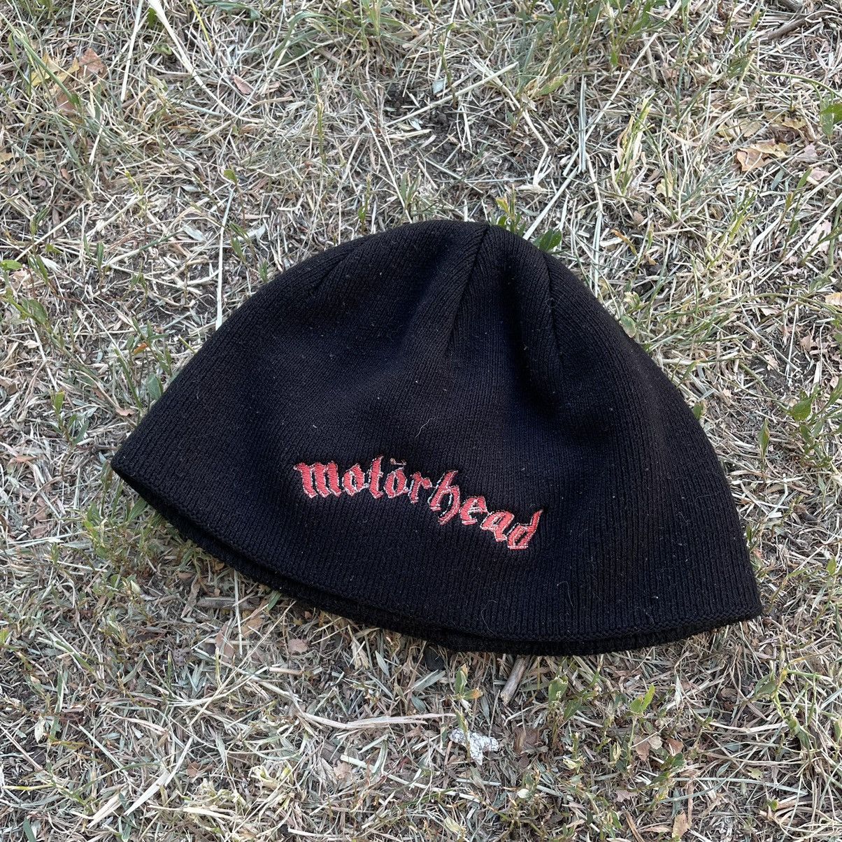 Vintage Vintage 90s Motorhead Logo Beanie Hat Punk Streetwear OS Size ONE SIZE - 2 Thumbnail