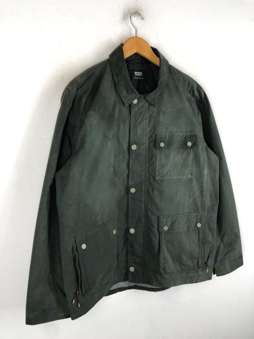 Harley of Scotland Rare LEVI'S x halley stevensons wax jacket Size US L / EU 52-54 / 3 - 9 Thumbnail