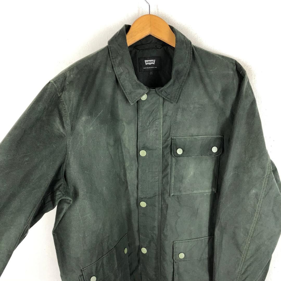 Harley of Scotland Rare LEVI'S x halley stevensons wax jacket Size US L / EU 52-54 / 3 - 13 Thumbnail