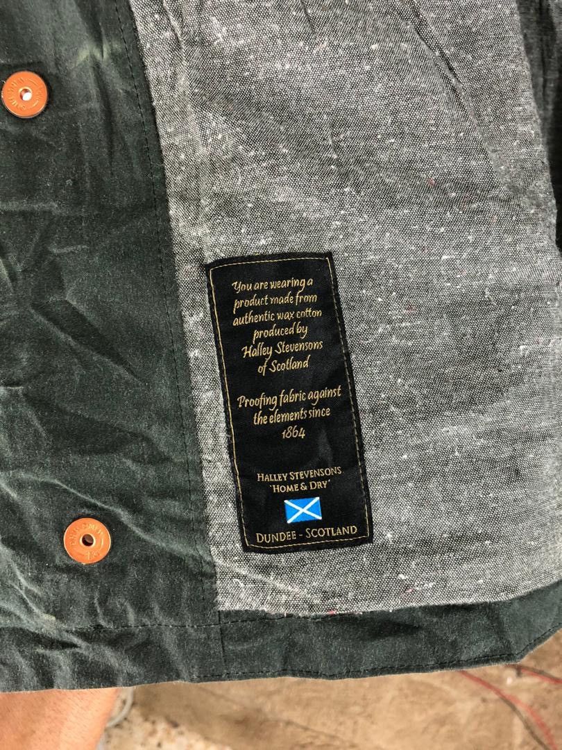 Harley of Scotland Rare LEVI'S x halley stevensons wax jacket Size US L / EU 52-54 / 3 - 6 Thumbnail