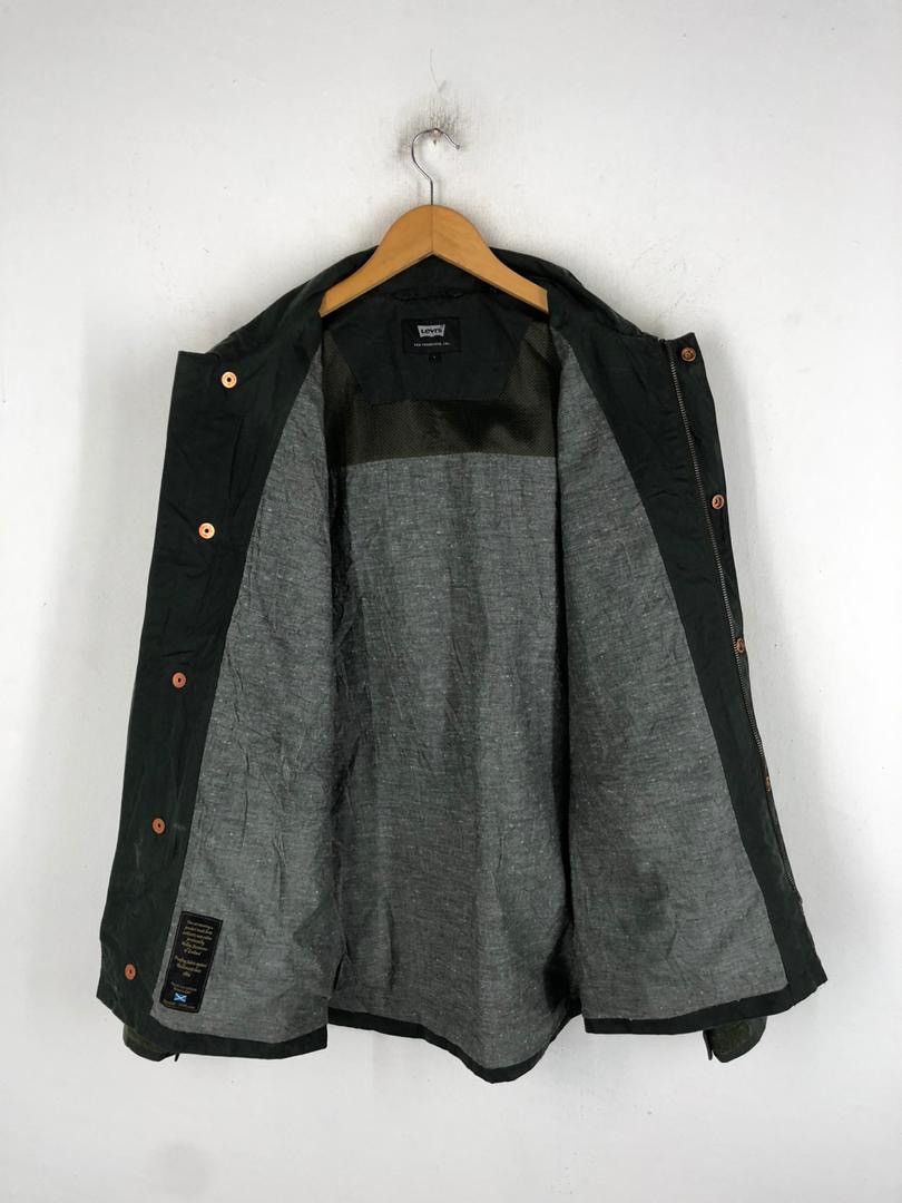 Harley of Scotland Rare LEVI'S x halley stevensons wax jacket Size US L / EU 52-54 / 3 - 5 Thumbnail