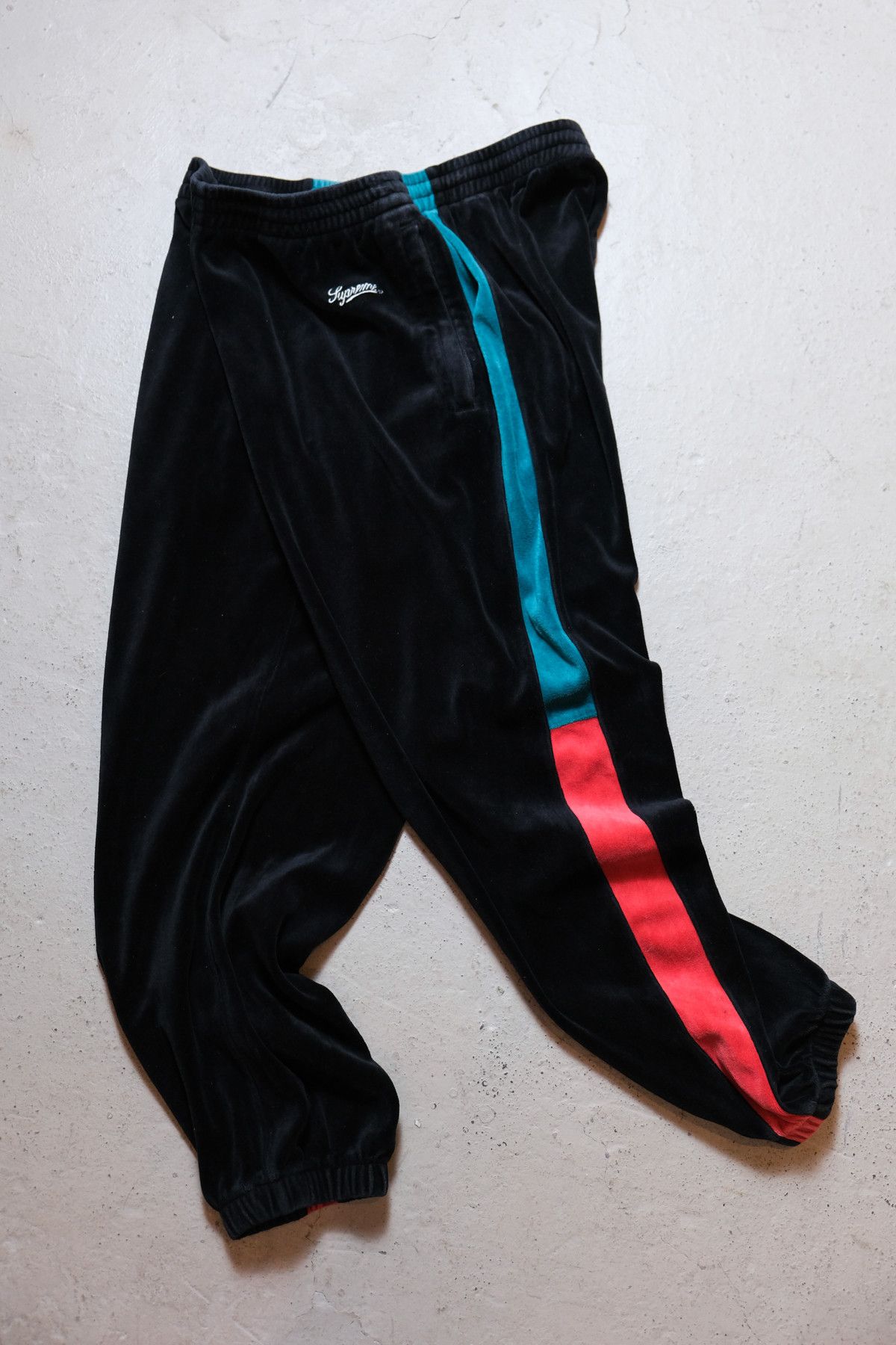 Supreme Supreme 18S/S Velour Track Pants Size US 34 / EU 50 - 1 Thumbnail