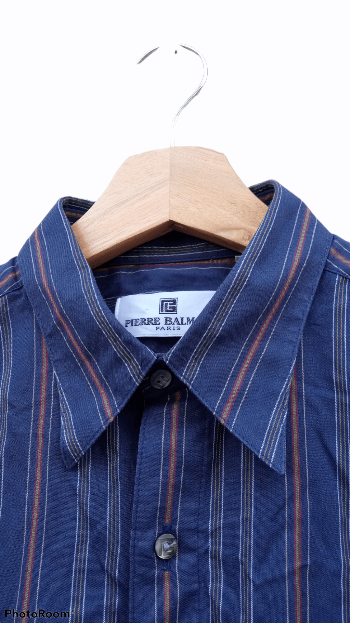 Pierre Balmain × Vintage 🔥🔥Vintage Pierre Balmain Striped Shirt Size US M / EU 48-50 / 2 - 19 Thumbnail