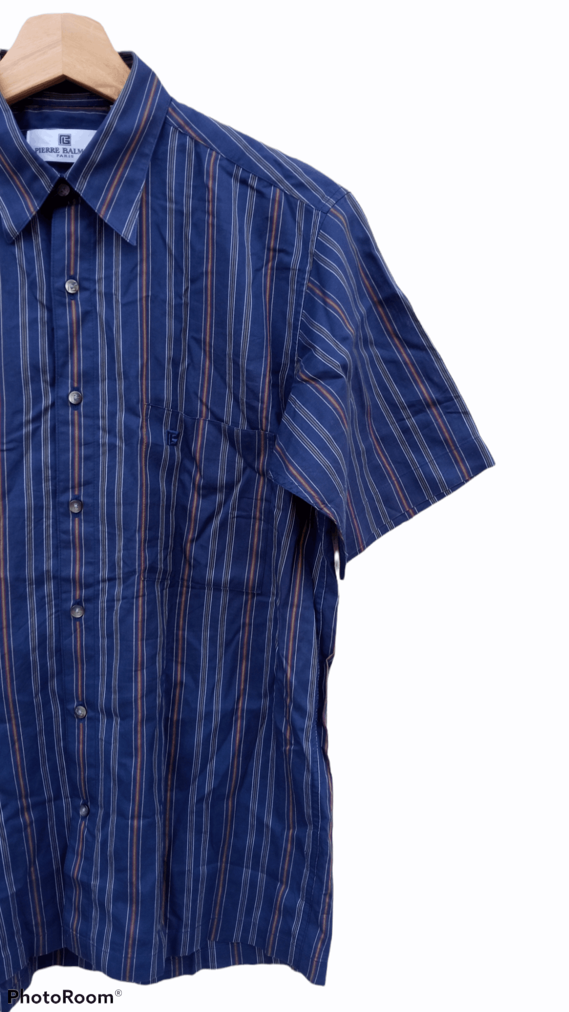 Pierre Balmain × Vintage 🔥🔥Vintage Pierre Balmain Striped Shirt Size US M / EU 48-50 / 2 - 5 Thumbnail
