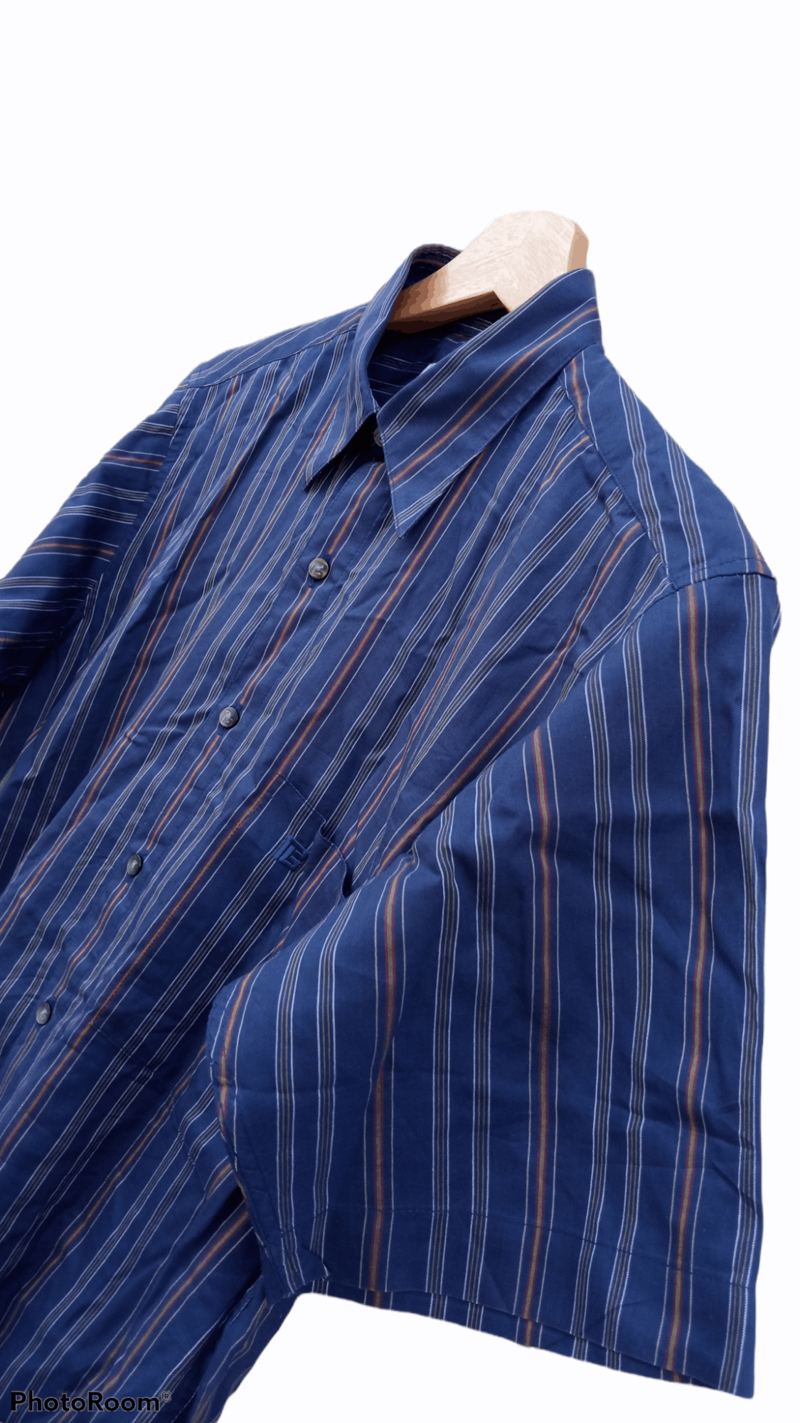 Pierre Balmain × Vintage 🔥🔥Vintage Pierre Balmain Striped Shirt Size US M / EU 48-50 / 2 - 10 Thumbnail