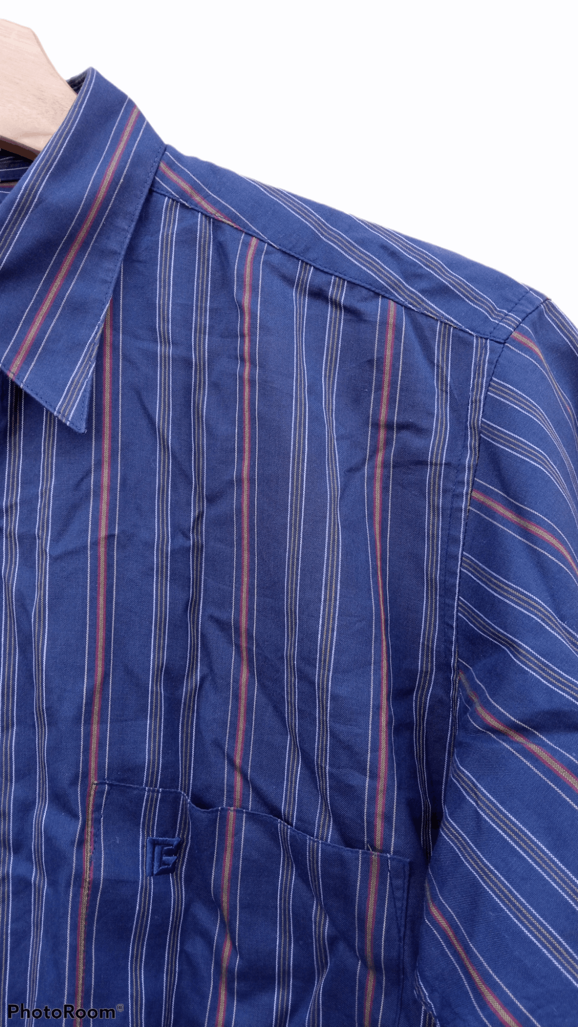 Pierre Balmain × Vintage 🔥🔥Vintage Pierre Balmain Striped Shirt Size US M / EU 48-50 / 2 - 18 Thumbnail