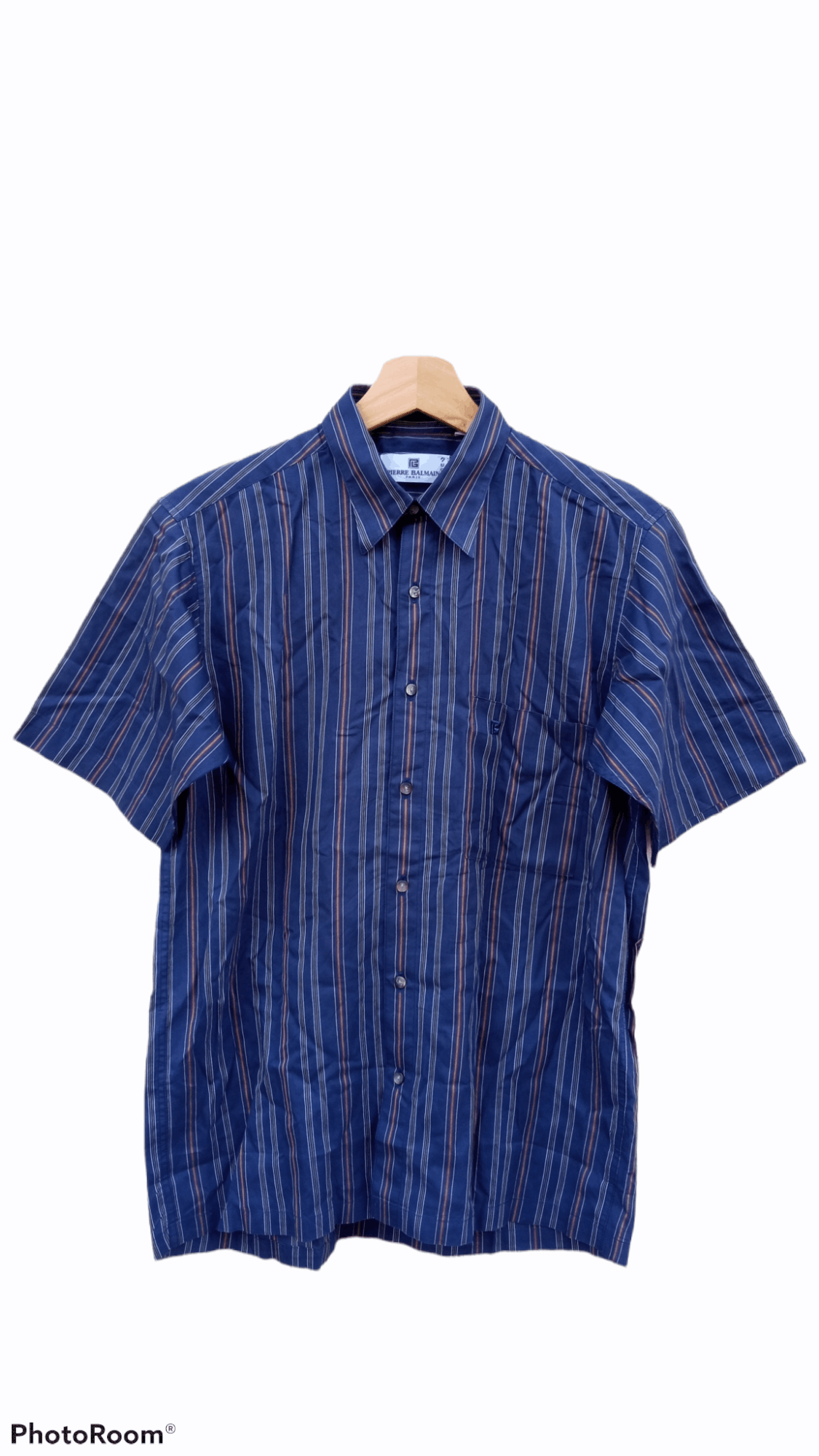 Pierre Balmain × Vintage 🔥🔥Vintage Pierre Balmain Striped Shirt Size US M / EU 48-50 / 2 - 1 Thumbnail