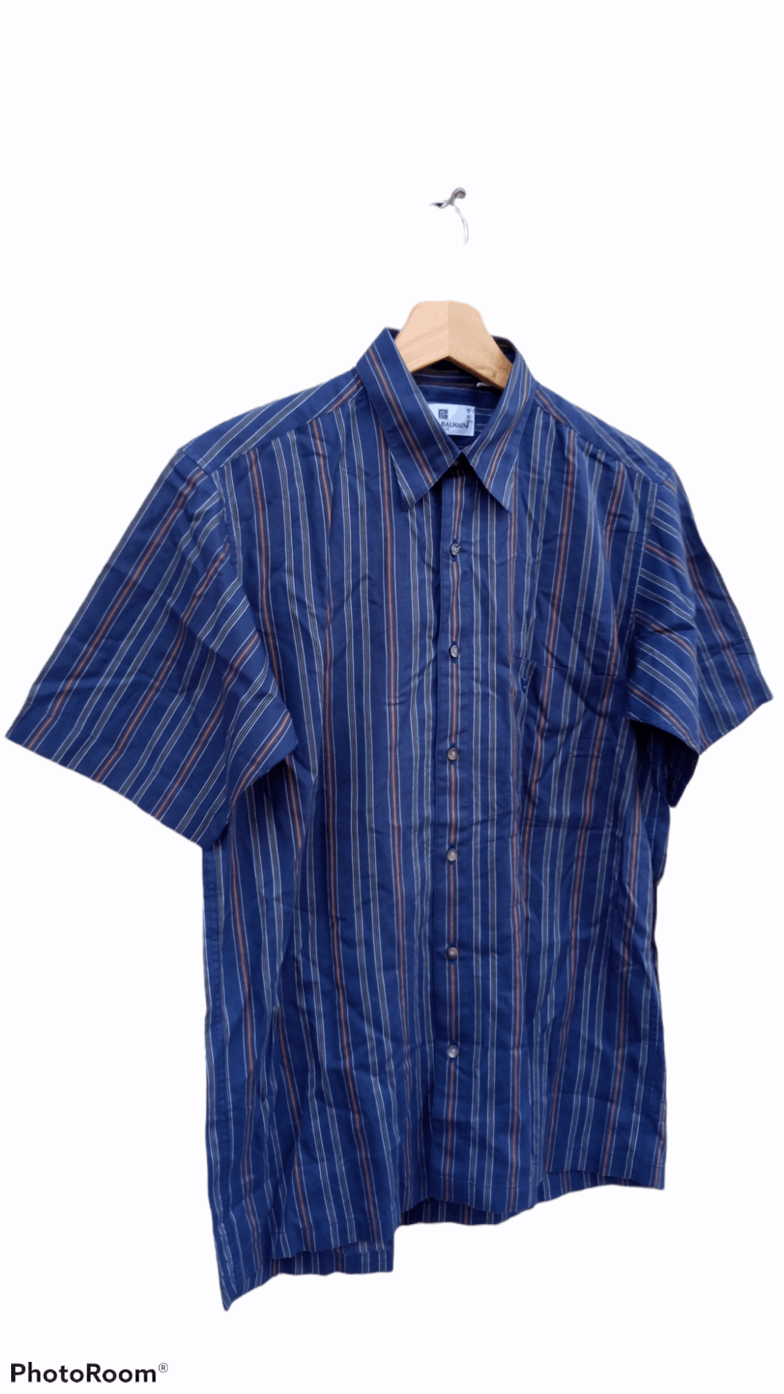 Pierre Balmain × Vintage 🔥🔥Vintage Pierre Balmain Striped Shirt Size US M / EU 48-50 / 2 - 2 Thumbnail