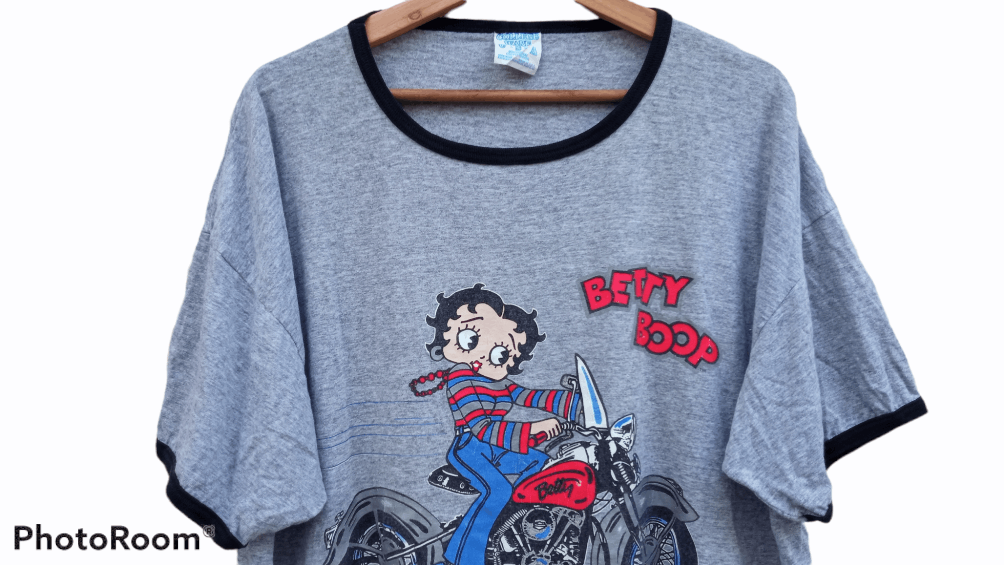 Cartoon Network × Japanese Brand × Vintage 🔥🔥Vintage Betty Boop Ringer T-Shirt Size US XL / EU 56 / 4 - 13 Thumbnail