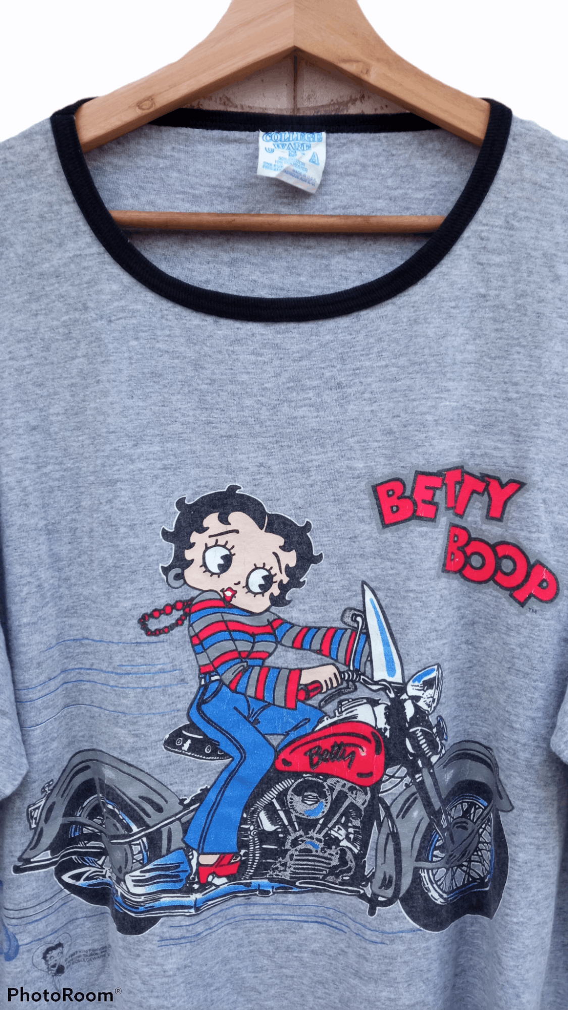 Cartoon Network × Japanese Brand × Vintage 🔥🔥Vintage Betty Boop Ringer T-Shirt Size US XL / EU 56 / 4 - 19 Thumbnail