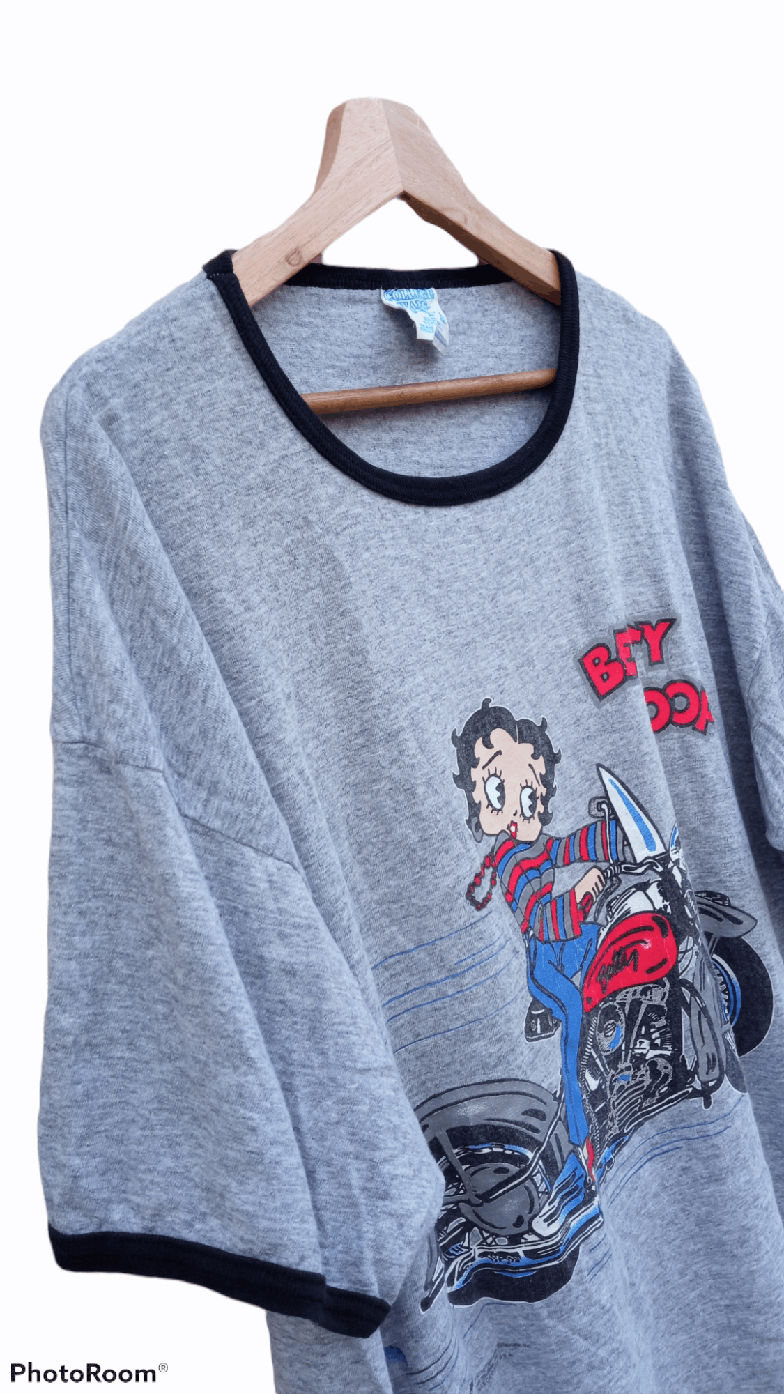 Cartoon Network × Japanese Brand × Vintage 🔥🔥Vintage Betty Boop Ringer T-Shirt Size US XL / EU 56 / 4 - 6 Thumbnail
