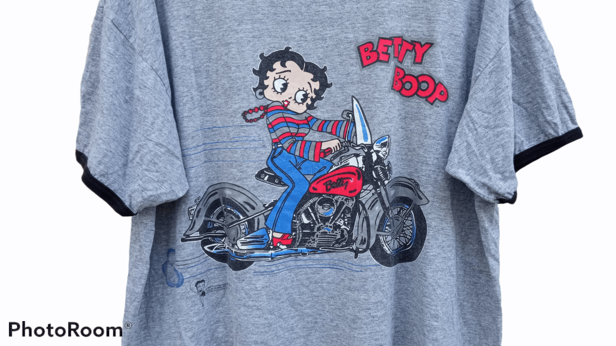 Cartoon Network × Japanese Brand × Vintage 🔥🔥Vintage Betty Boop Ringer T-Shirt Size US XL / EU 56 / 4 - 14 Thumbnail