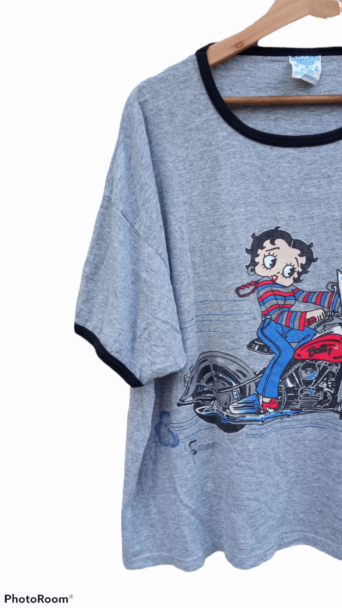 Cartoon Network × Japanese Brand × Vintage 🔥🔥Vintage Betty Boop Ringer T-Shirt Size US XL / EU 56 / 4 - 4 Thumbnail