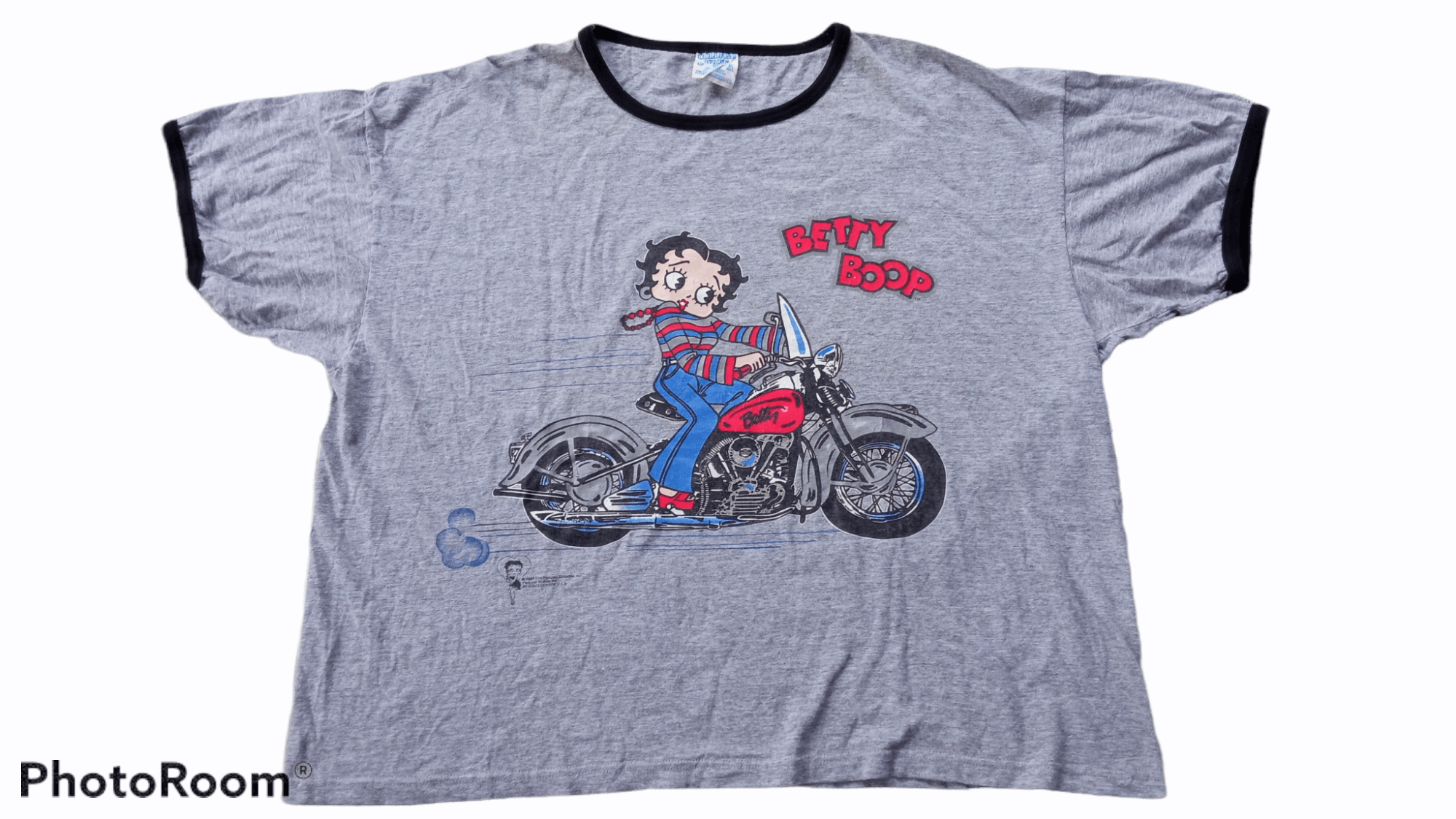 Cartoon Network × Japanese Brand × Vintage 🔥🔥Vintage Betty Boop Ringer T-Shirt Size US XL / EU 56 / 4 - 16 Thumbnail