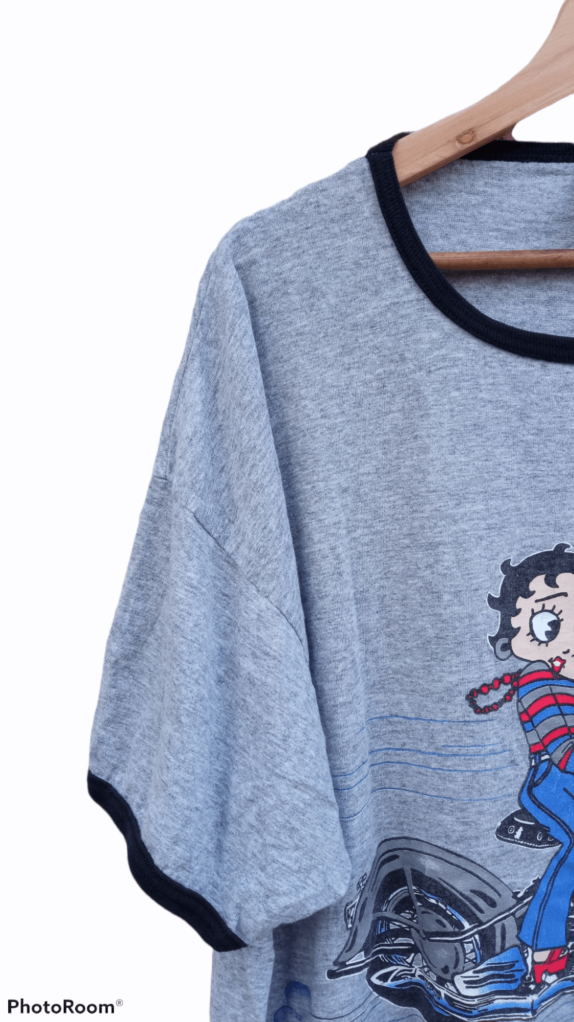 Cartoon Network × Japanese Brand × Vintage 🔥🔥Vintage Betty Boop Ringer T-Shirt Size US XL / EU 56 / 4 - 7 Thumbnail
