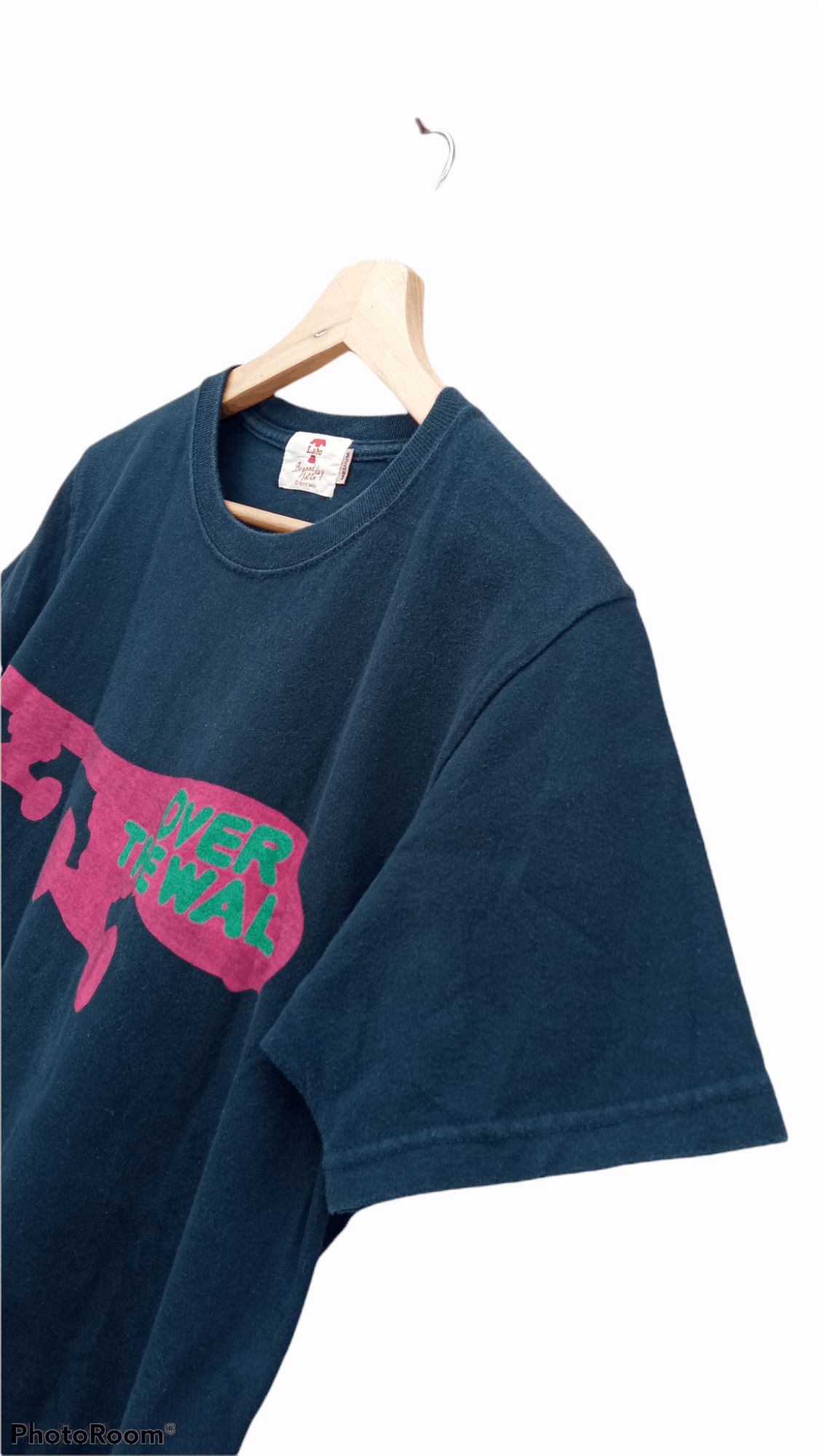 Japanese Brand × Vintage 🔥🔥T-Labo Off The Wall Vans Parody T-Shirt Size US M / EU 48-50 / 2 - 8 Thumbnail