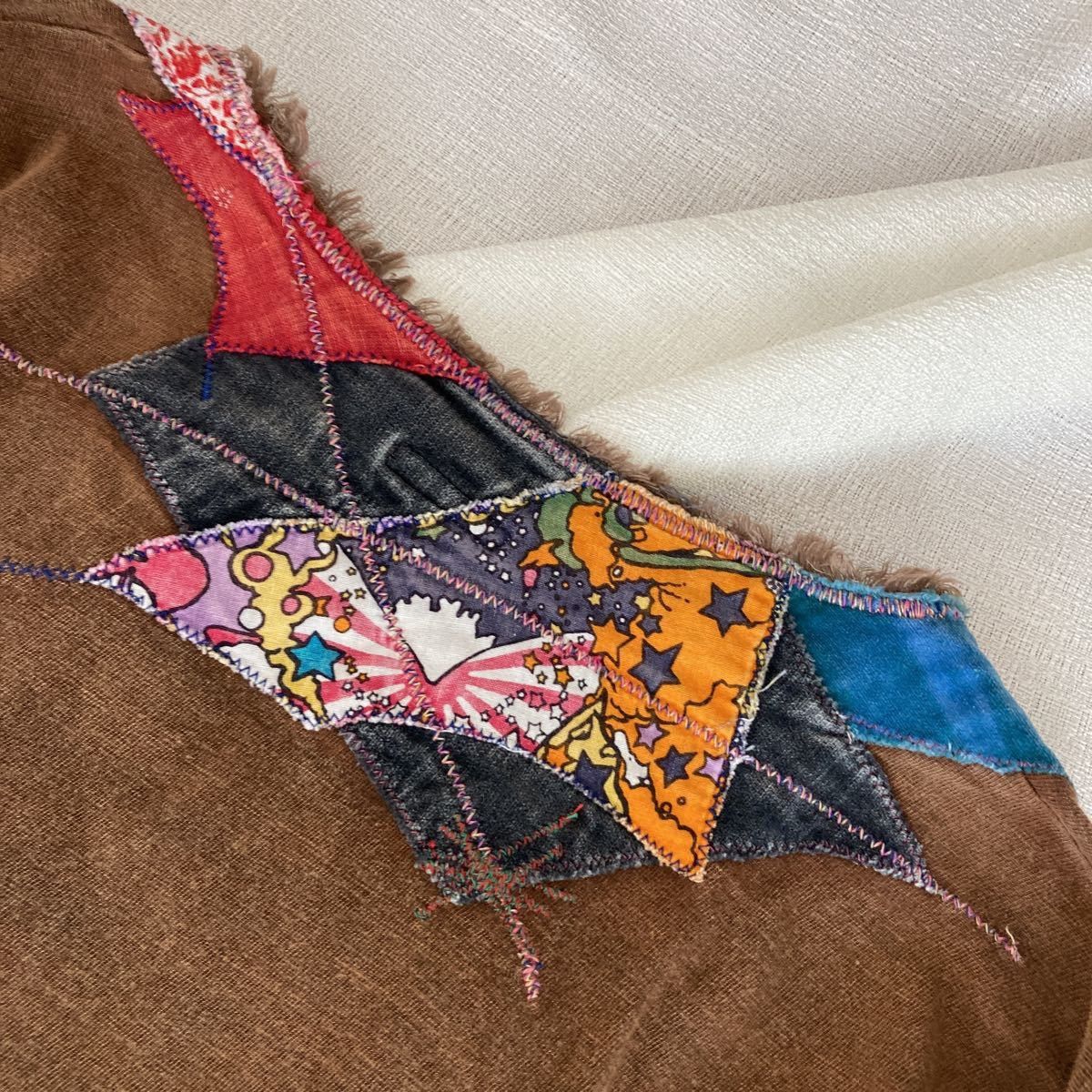 Kapital × Kapital Kountry Kapital 2015 Psychadelic Hippie boro patchwork crash tee Size US L / EU 52-54 / 3 - 7 Thumbnail