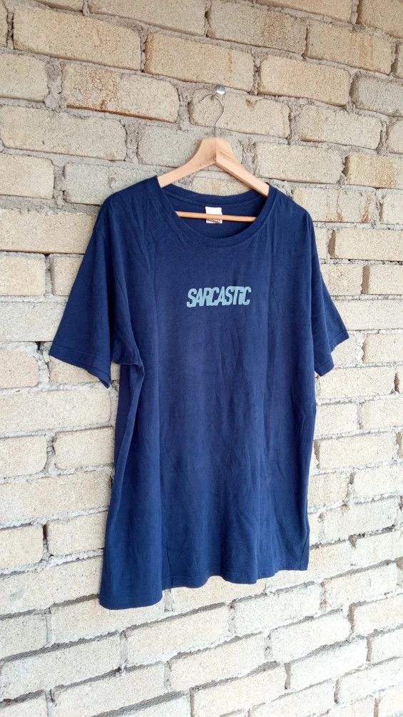 Japanese Brand × Vintage 🔥🔥Sarcastic Spellout Logo T-Shirt Size US L / EU 52-54 / 3 - 2 Thumbnail