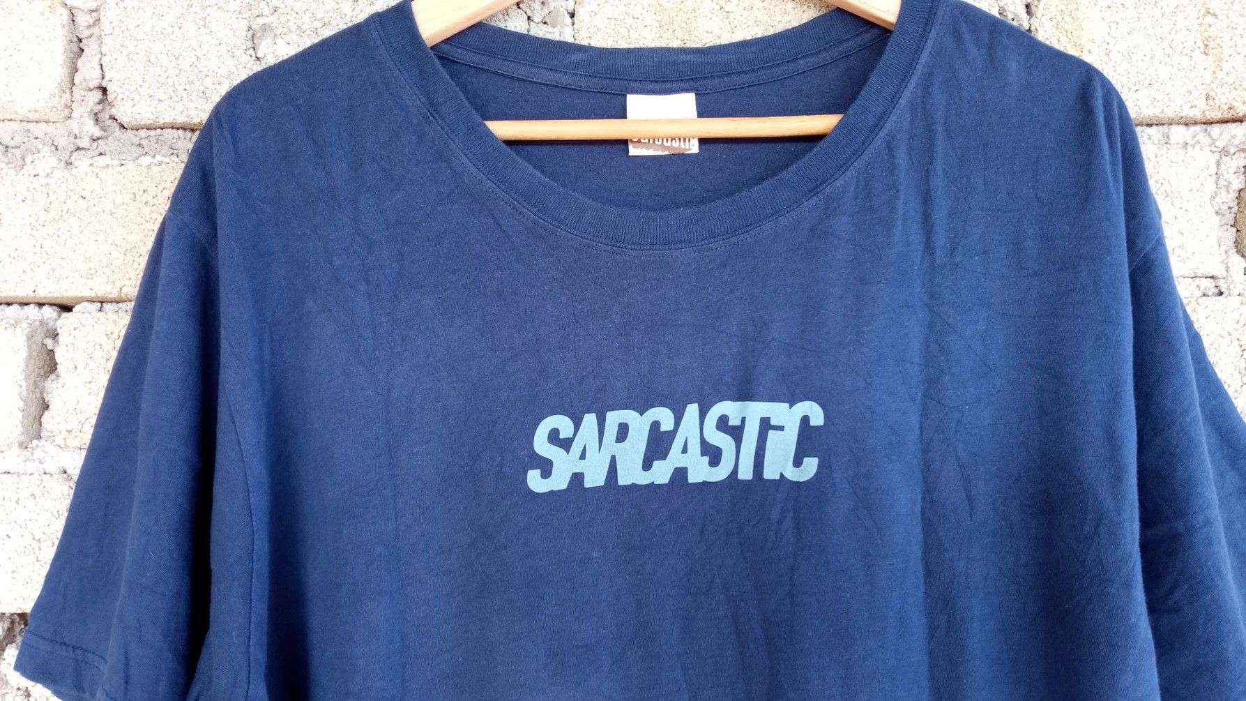 Japanese Brand × Vintage 🔥🔥Sarcastic Spellout Logo T-Shirt Size US L / EU 52-54 / 3 - 10 Thumbnail