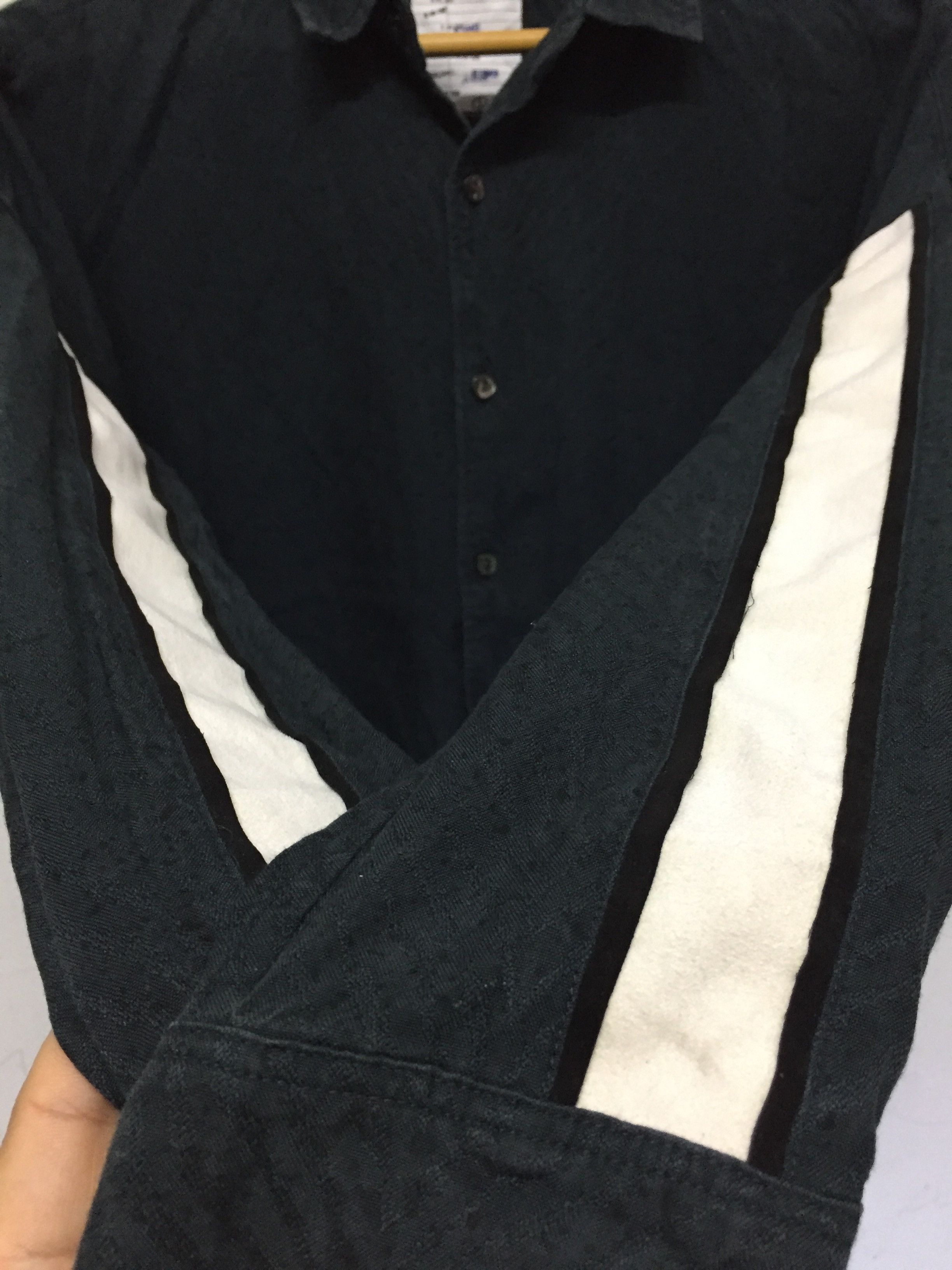SHAREEF Shareef Japan oversize stripe embordered button up Size US M / EU 48-50 / 2 - 6 Thumbnail