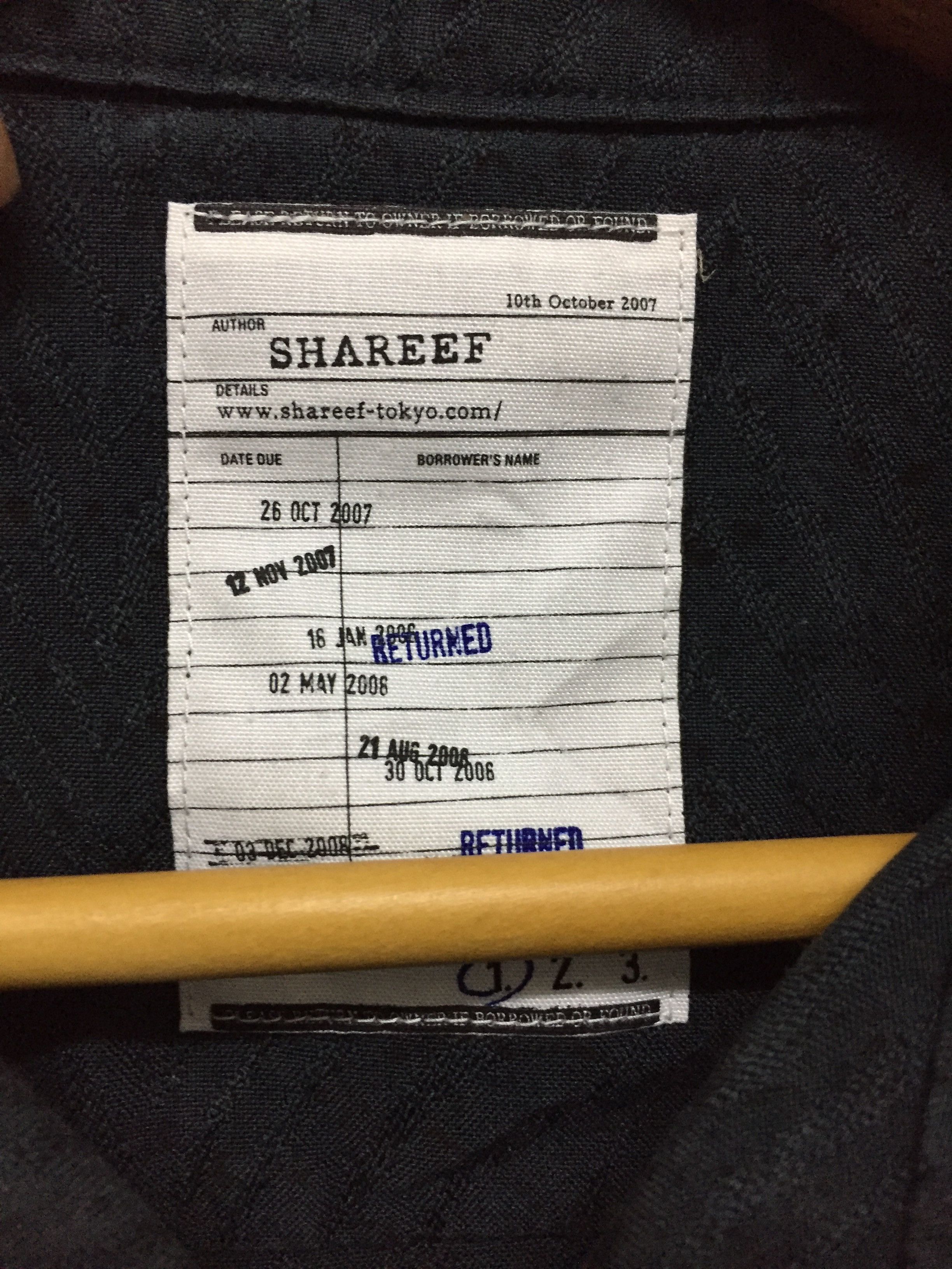 SHAREEF Shareef Japan oversize stripe embordered button up Size US M / EU 48-50 / 2 - 10 Thumbnail