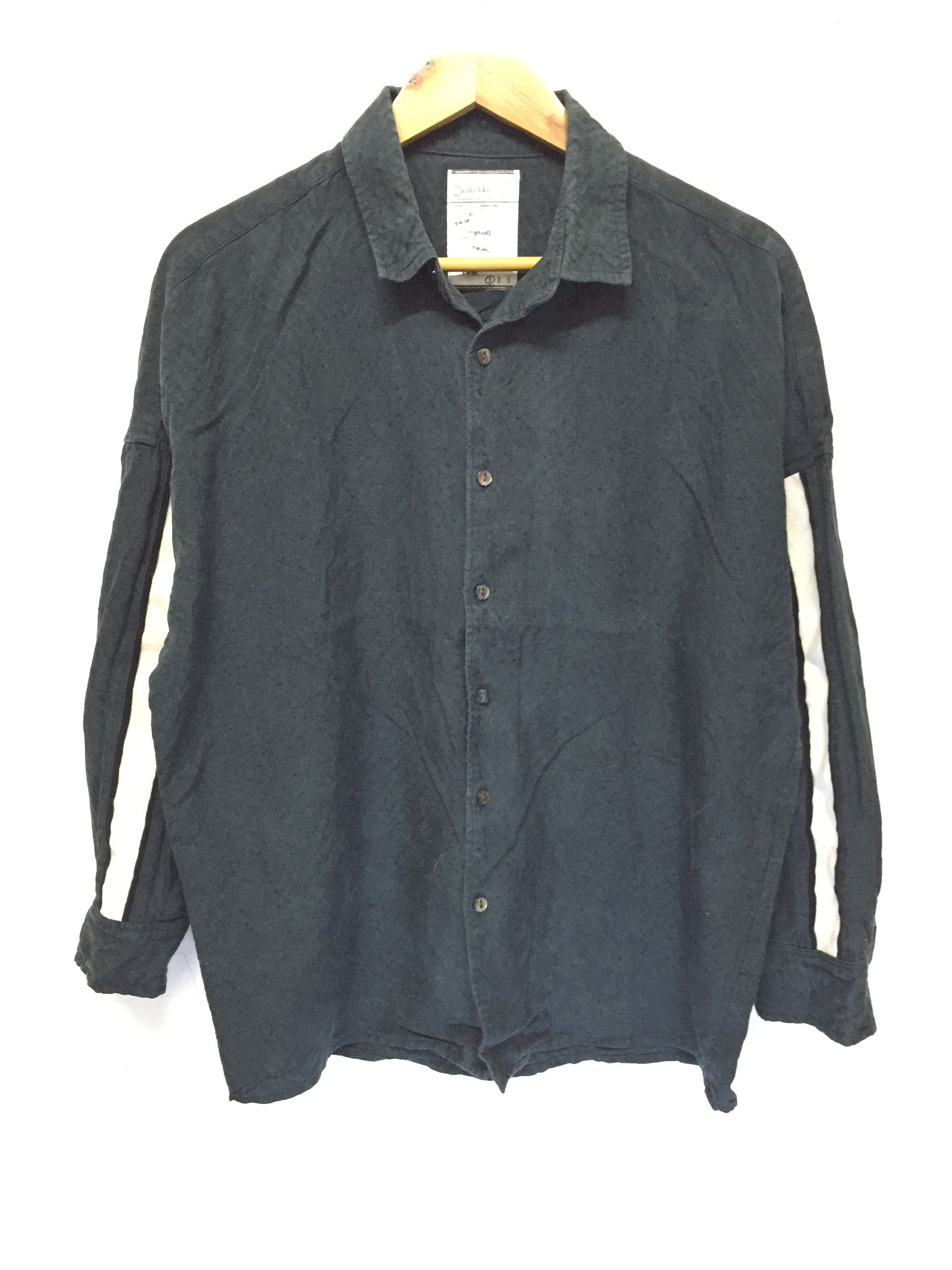 SHAREEF Shareef Japan oversize stripe embordered button up Size US M / EU 48-50 / 2 - 2 Thumbnail