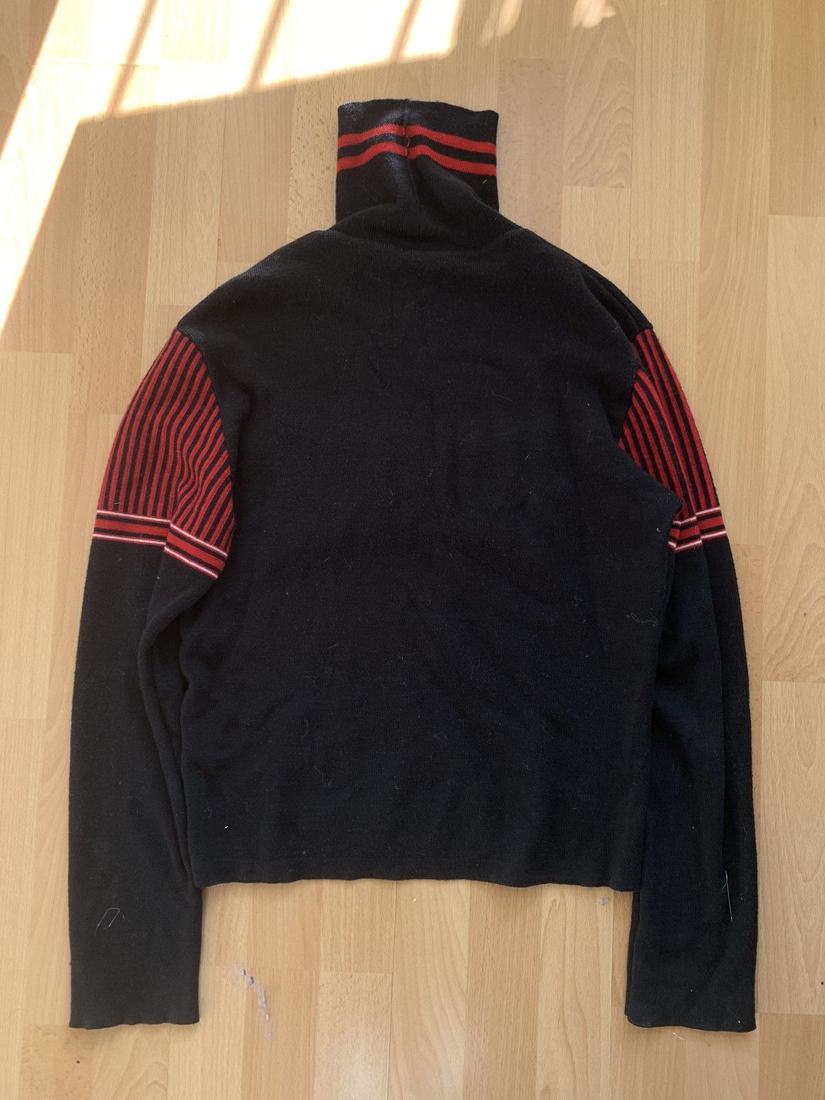 Jean Paul Gaultier Jean Paul Gaultier Football 1990's Junior turtleneck sweater Size US S / EU 44-46 / 1 - 5 Thumbnail
