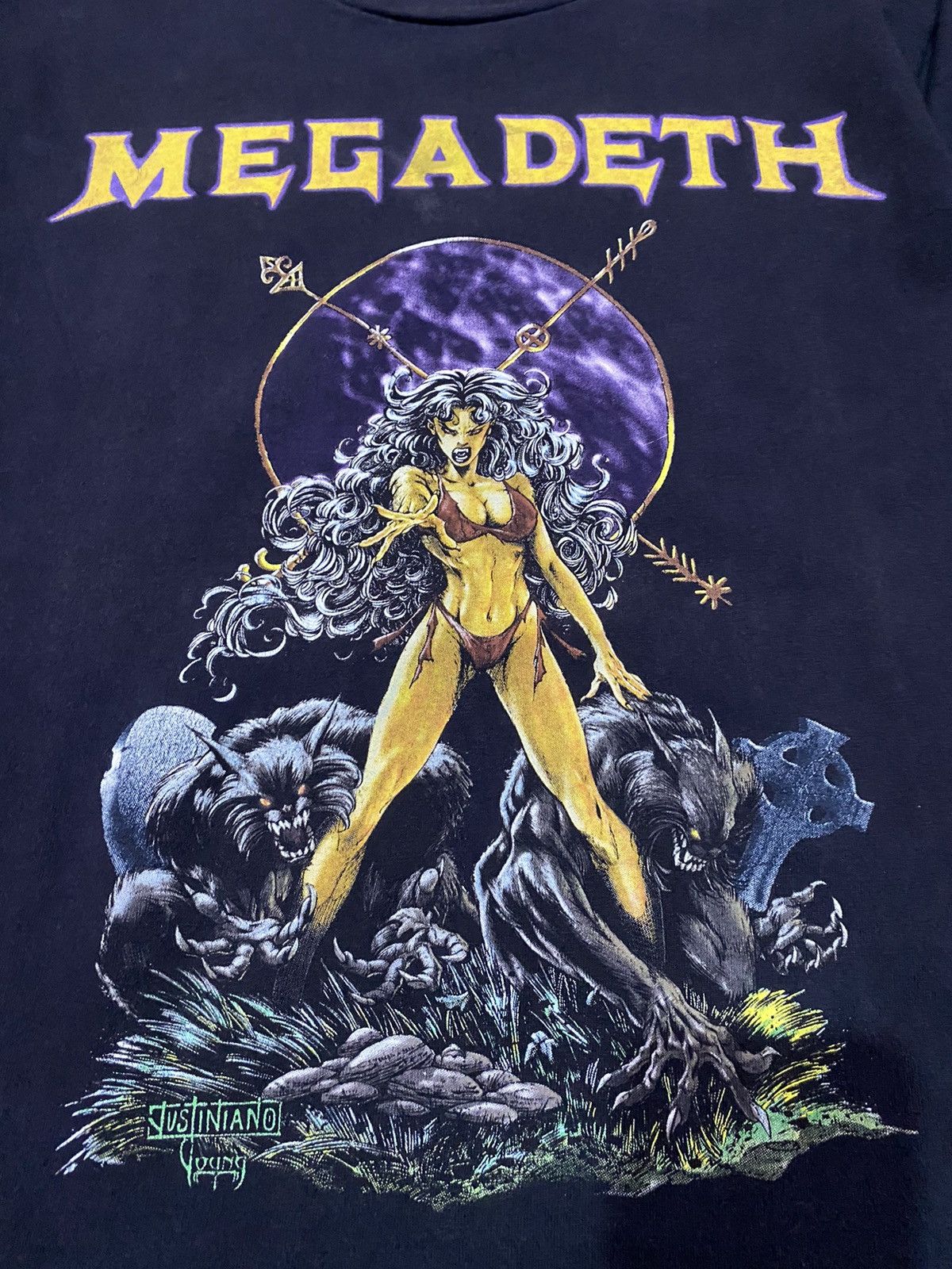 Band Tees Vintage Megadeth Band Tee Size US L / EU 52-54 / 3 - 3 Thumbnail