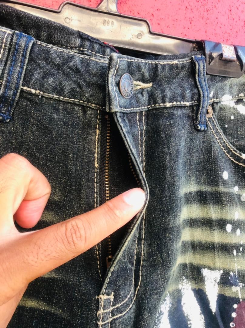 Japanese Brand Vintage Dixie Japanese Designer Fashion Style Denim Size US 29 - 6 Thumbnail