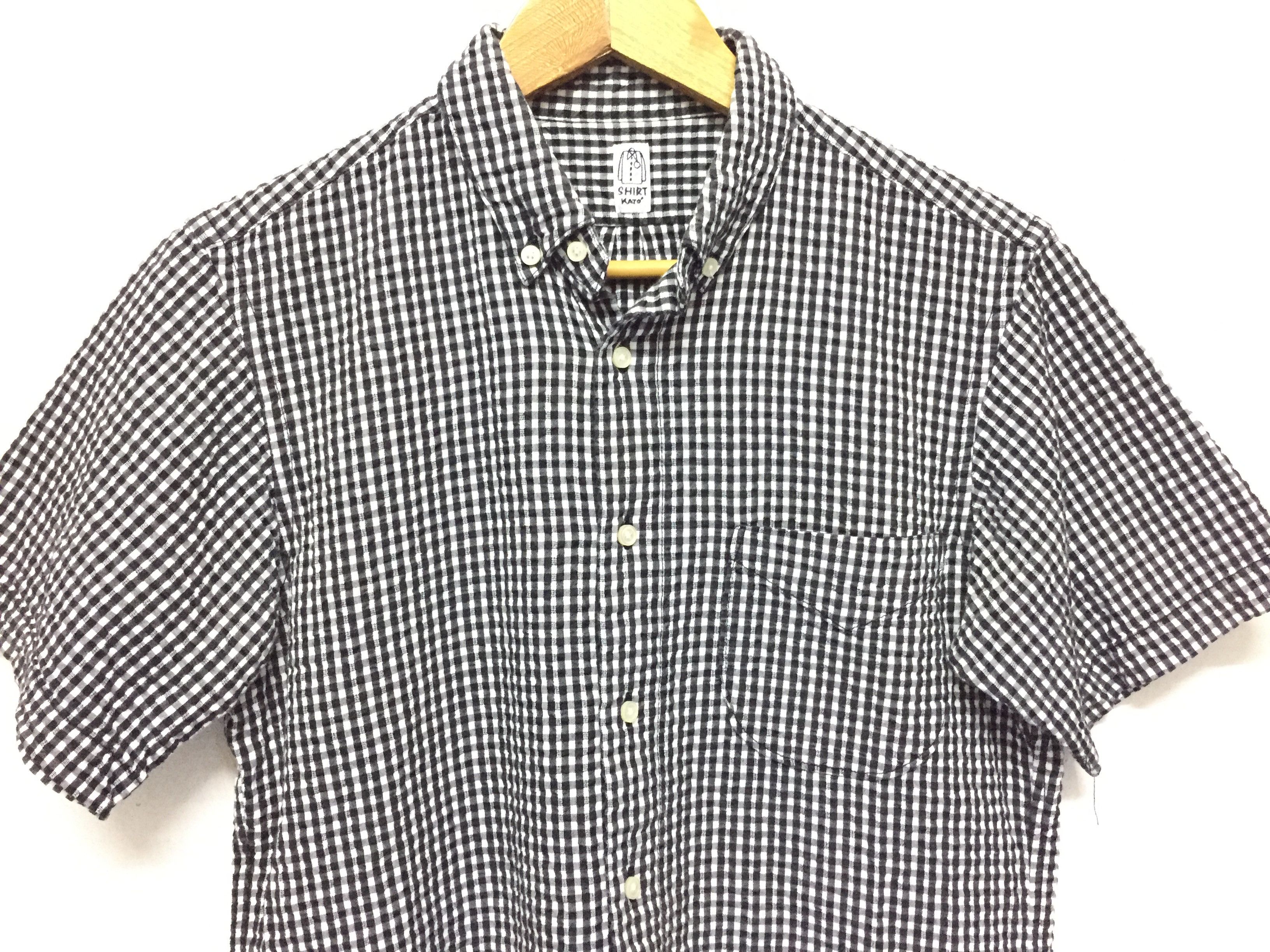 KATO Hiroshi Kato wrinkled checked Size US M / EU 48-50 / 2 - 3 Thumbnail
