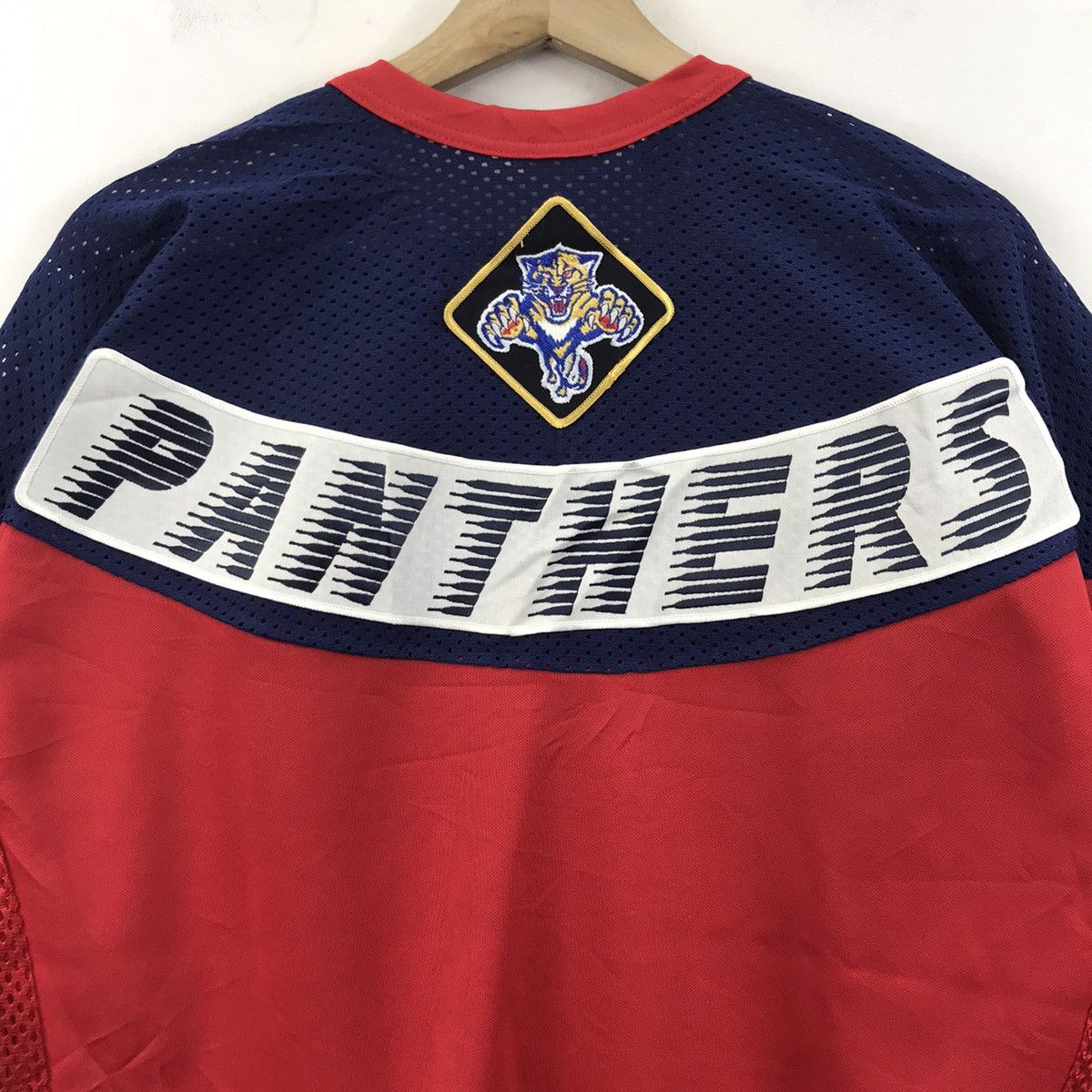 NHL Vintage PANTHERS ROLLER HOCKEY Nhl Ice Hockey Red Jersey Size US XL / EU 56 / 4 - 2 Thumbnail