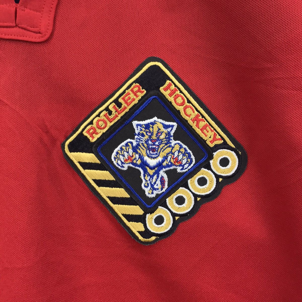 NHL Vintage PANTHERS ROLLER HOCKEY Nhl Ice Hockey Red Jersey Size US XL / EU 56 / 4 - 6 Thumbnail