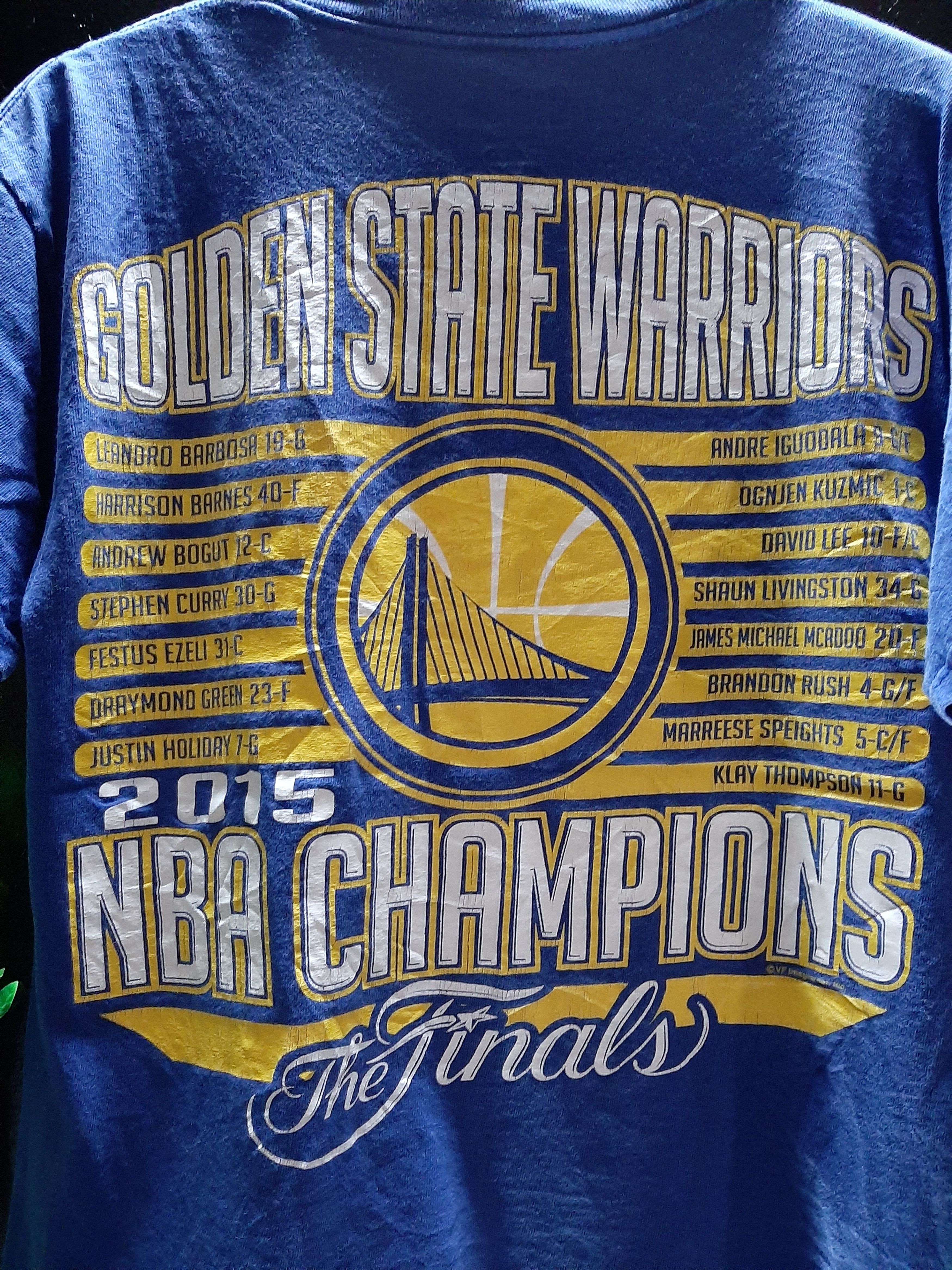 All Sport × NBA NBA CHAMPION THE FINALS GOLDEN STATE WARRIORS TEAM 2015 TEE Size US S / EU 44-46 / 1 - 3 Thumbnail