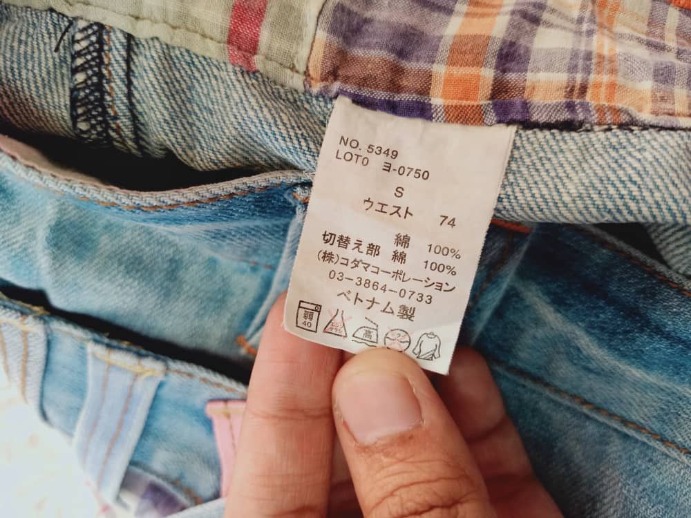 Japanese Brand DOMINATE HAND CRAFTED DOUBLE WAIST DISTRESED DENIM🇯🇵 Size US 30 / EU 46 - 6 Thumbnail