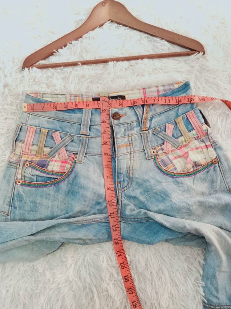 Japanese Brand DOMINATE HAND CRAFTED DOUBLE WAIST DISTRESED DENIM🇯🇵 Size US 30 / EU 46 - 9 Thumbnail