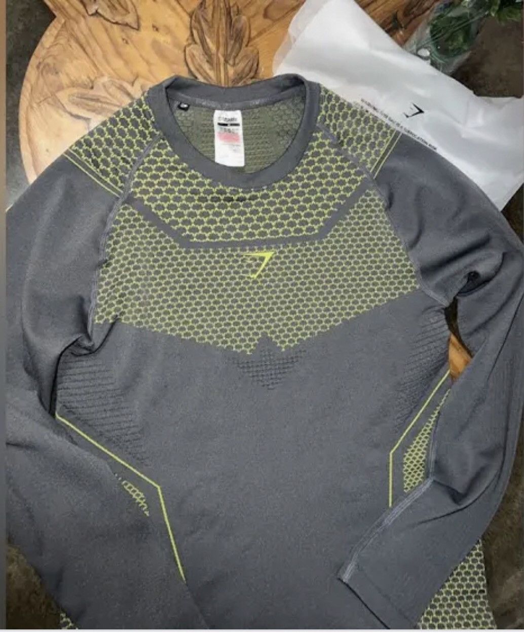 Gymshark, Jackets & Coats, Gymshark Onyx Imperial Hoodie Xl