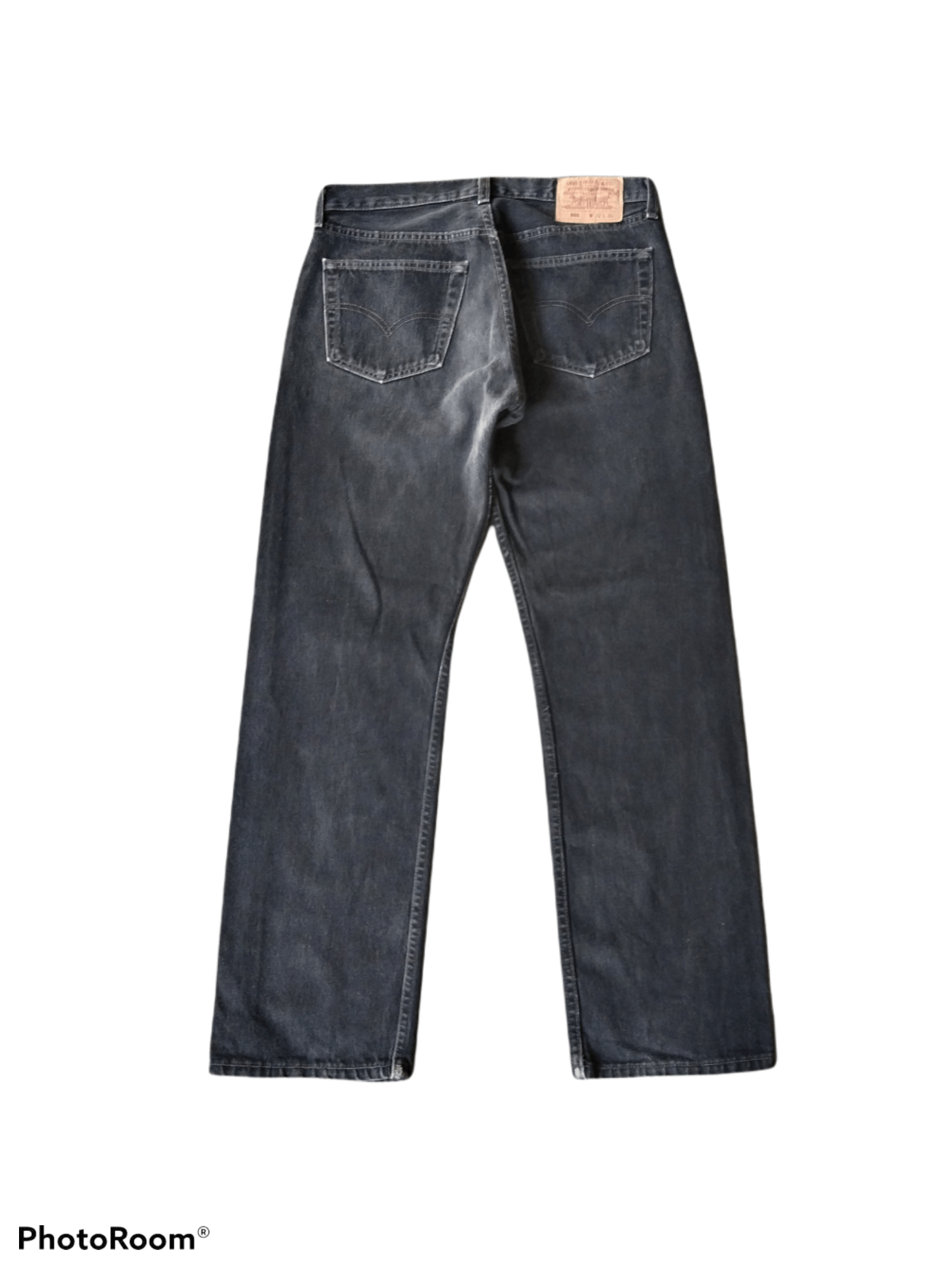 Levi's Vintage Clothing × Vintage DiSTRESSED VINTAGE LEVIS 501 SUPER BLACK DENIM PANTS Size US 31 - 2 Thumbnail