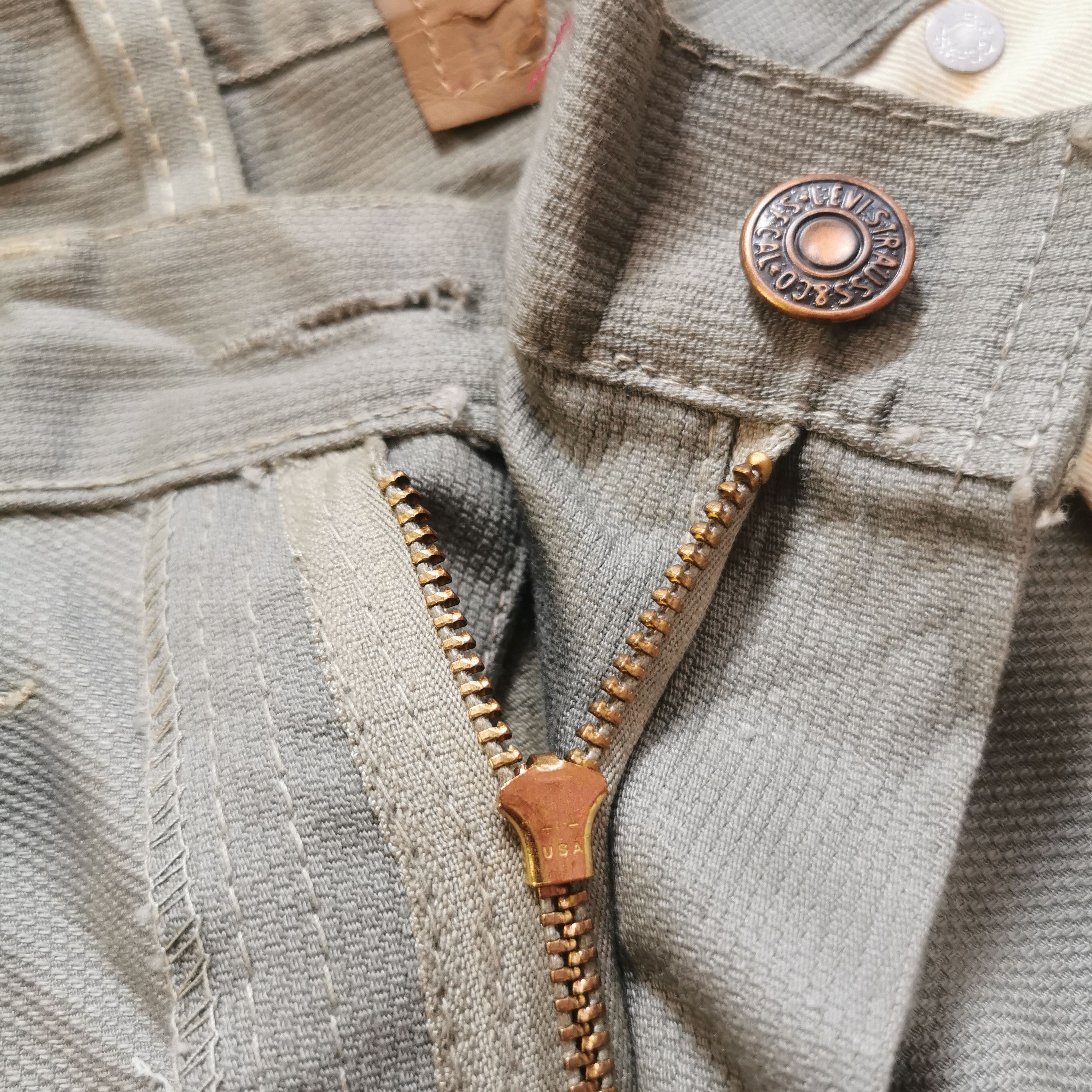 Levi's Vintage Clothing 🔥🔥 Vintage Made In Usa 60s Levis 5200 Big E Denim Jeans Size US 34 / EU 50 - 5 Thumbnail