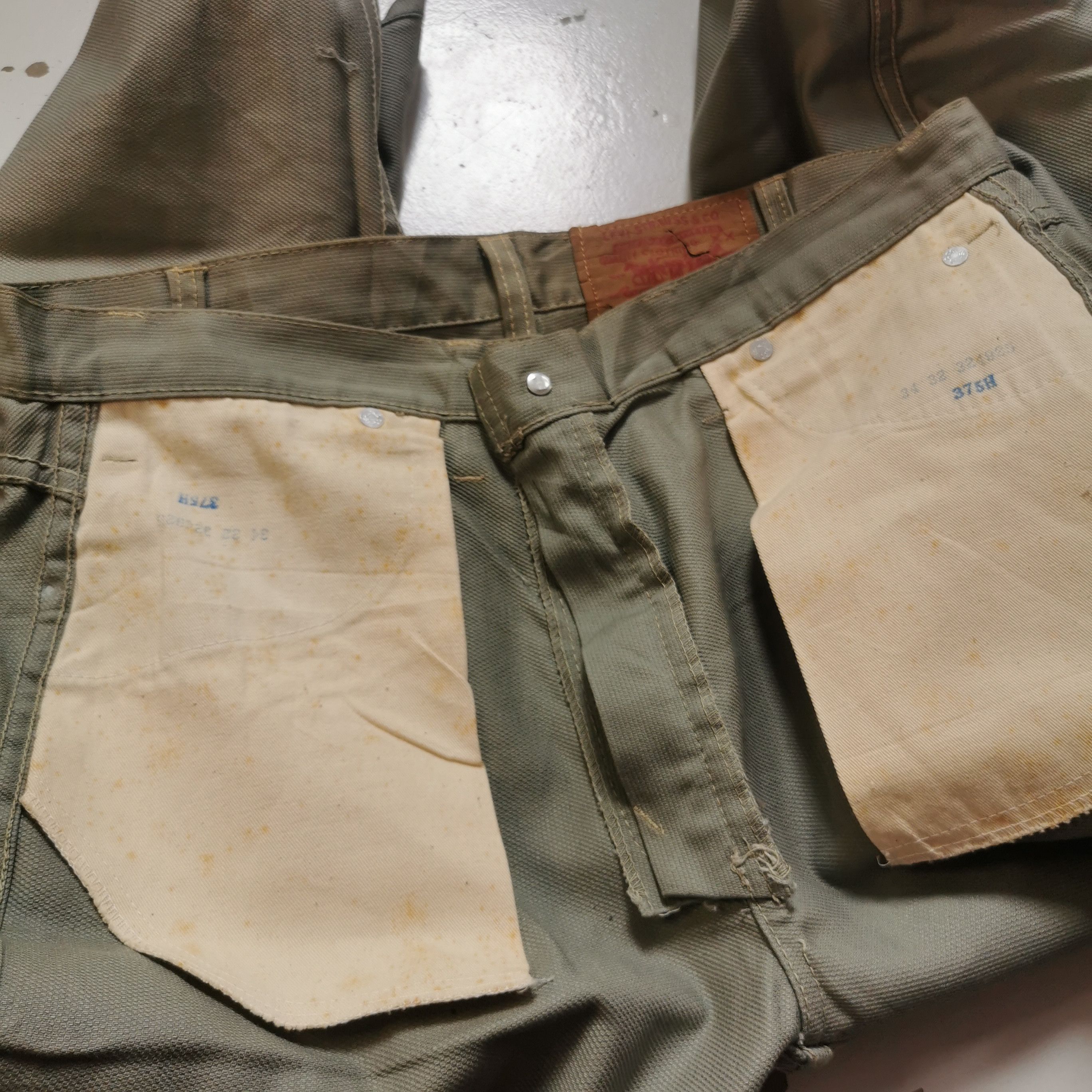 Levi's Vintage Clothing 🔥🔥 Vintage Made In Usa 60s Levis 5200 Big E Denim Jeans Size US 34 / EU 50 - 7 Thumbnail