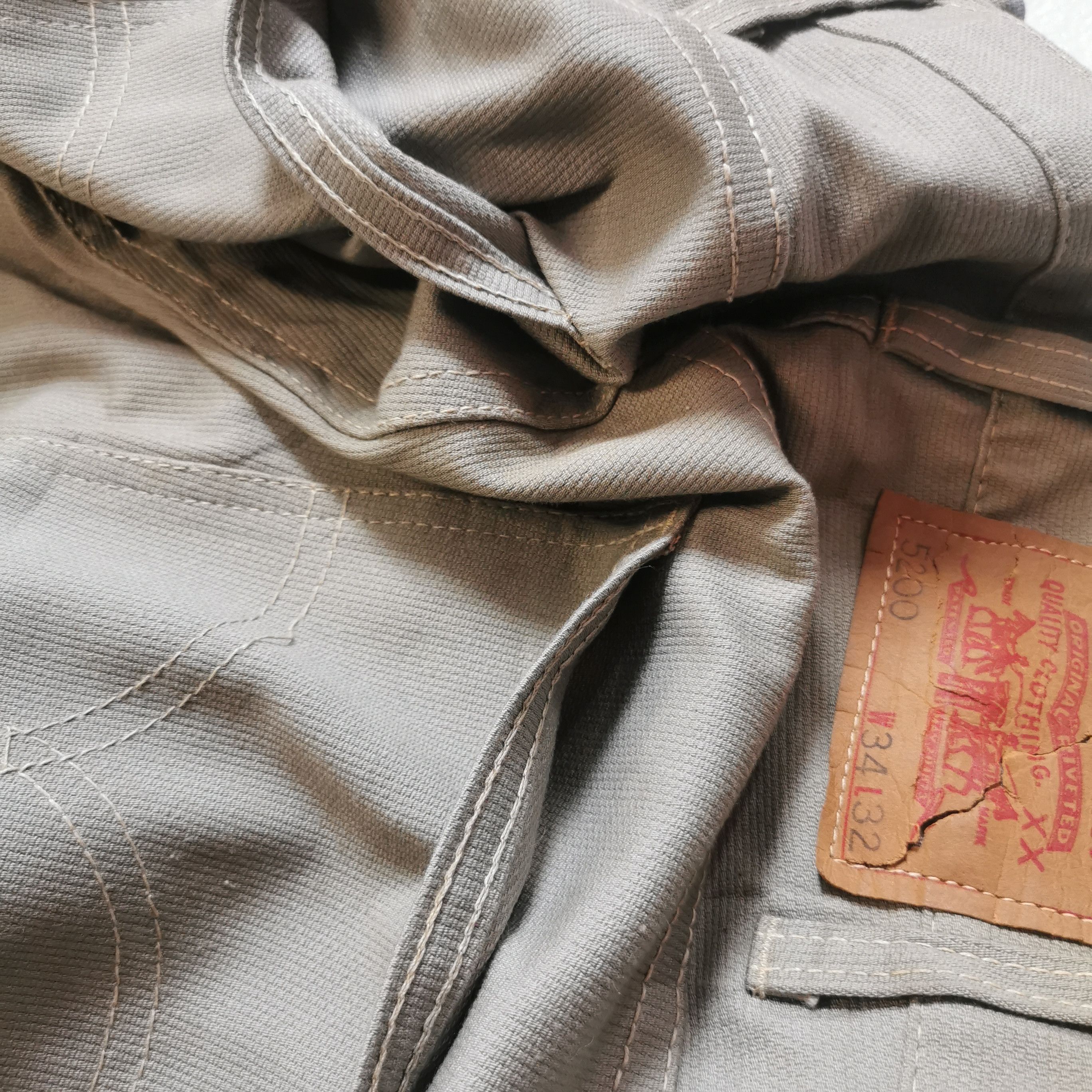 Levi's Vintage Clothing 🔥🔥 Vintage Made In Usa 60s Levis 5200 Big E Denim Jeans Size US 34 / EU 50 - 3 Thumbnail