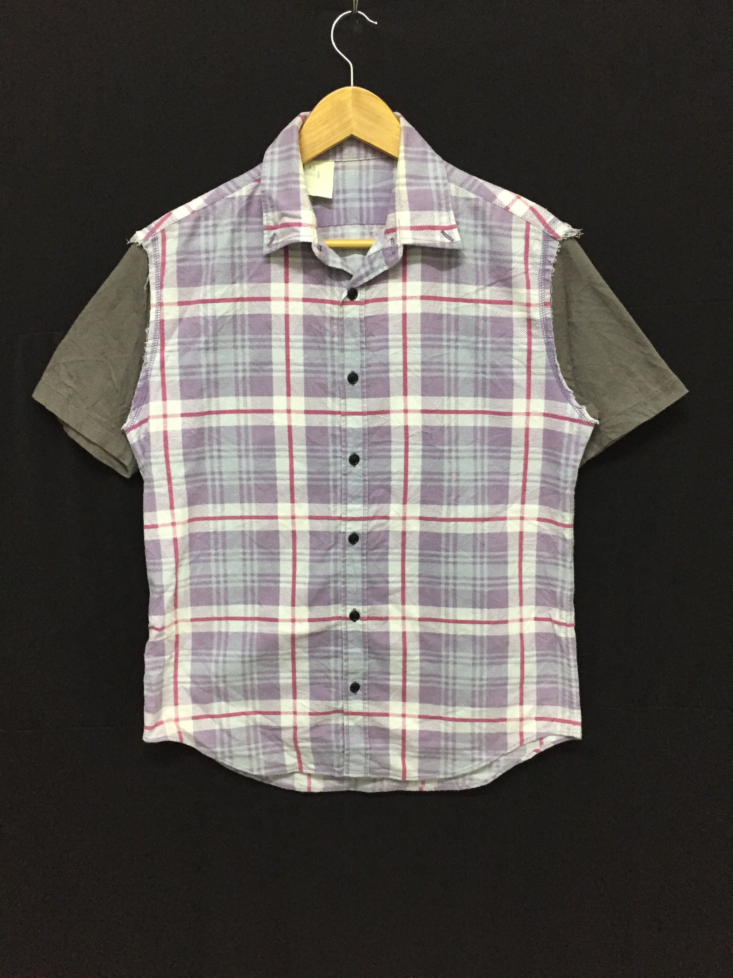 N.Hoolywood N. Hoolywood tartan hybrid fringe flannel Size US M / EU 48-50 / 2 - 1 Thumbnail