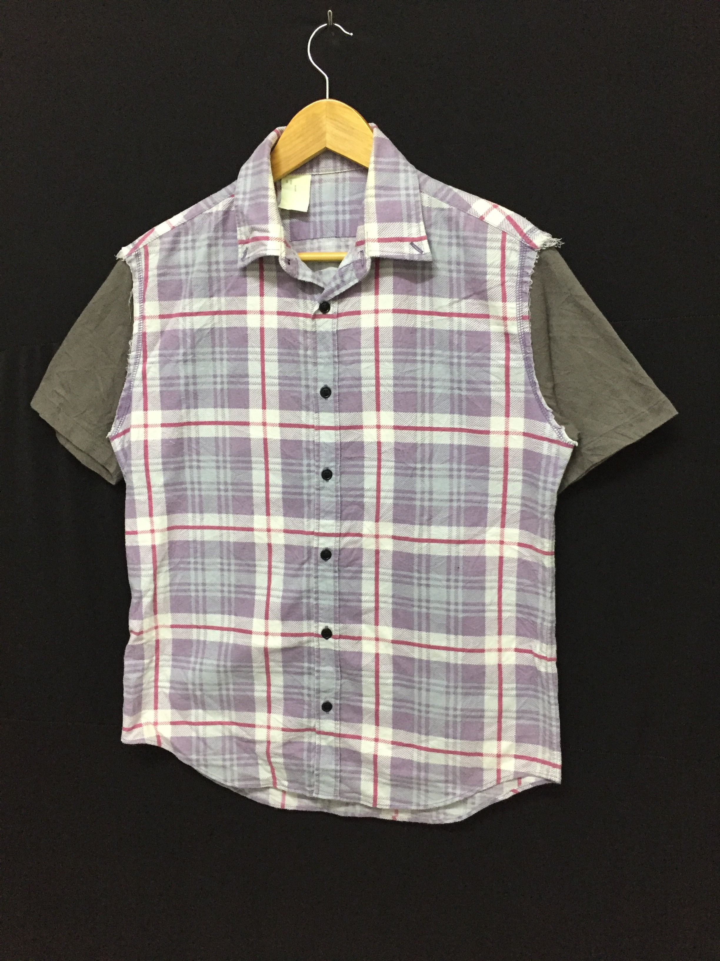 N.Hoolywood N. Hoolywood tartan hybrid fringe flannel Size US M / EU 48-50 / 2 - 2 Thumbnail