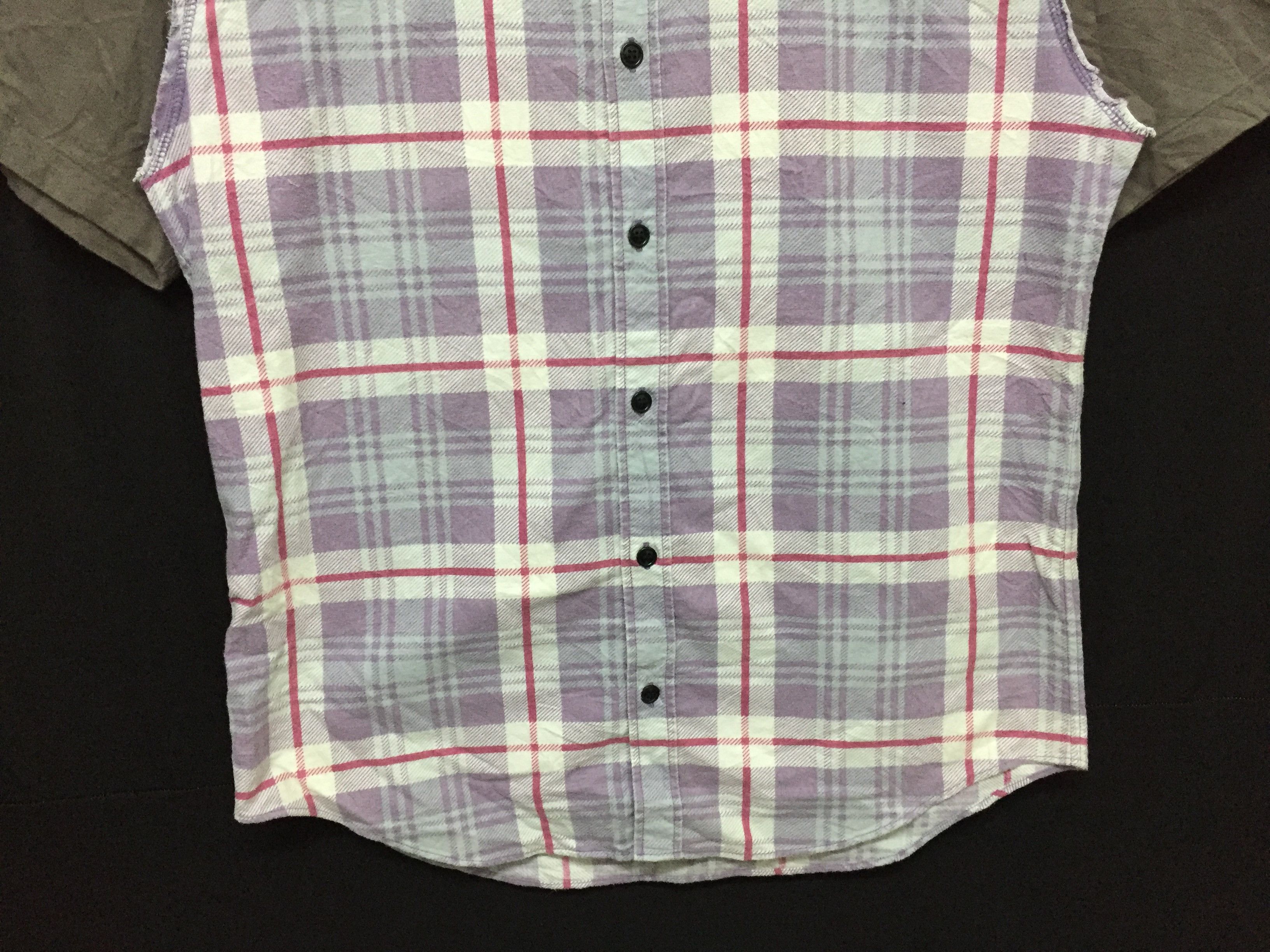 N.Hoolywood N. Hoolywood tartan hybrid fringe flannel Size US M / EU 48-50 / 2 - 4 Thumbnail