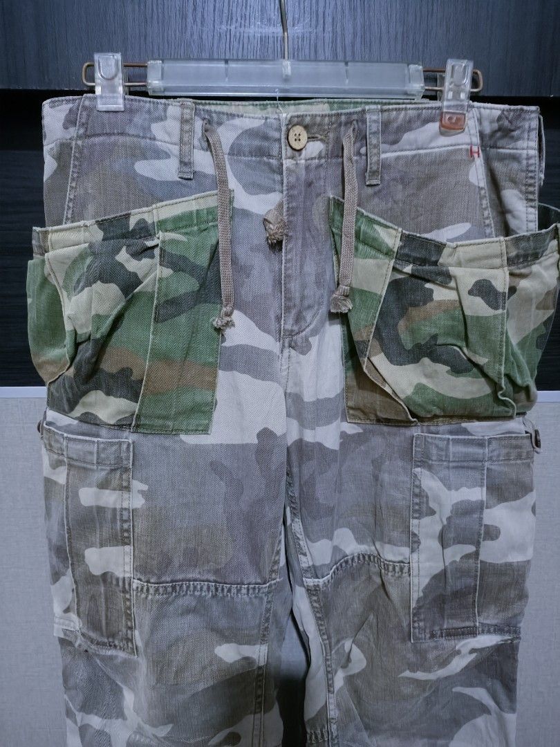 Japanese Brand Japanese brand gardener pocket camo pants Size US 32 / EU 48 - 2 Thumbnail