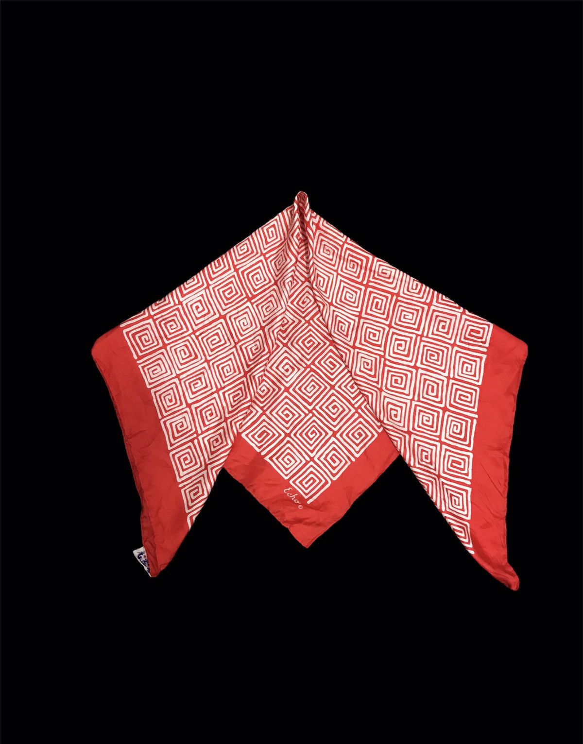 Other Vintage Echo 100% Pure Silk Scarf Made In Japan Size ONE SIZE - 2 Thumbnail