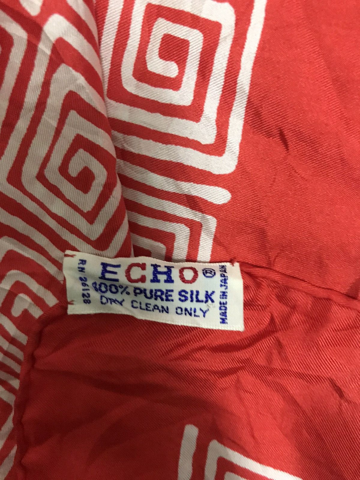Other Vintage Echo 100% Pure Silk Scarf Made In Japan Size ONE SIZE - 5 Thumbnail
