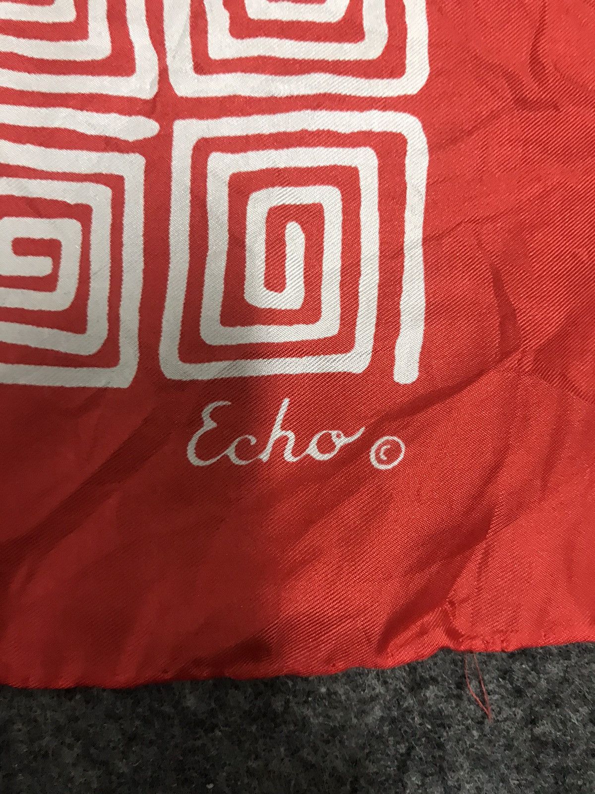 Other Vintage Echo 100% Pure Silk Scarf Made In Japan Size ONE SIZE - 4 Thumbnail