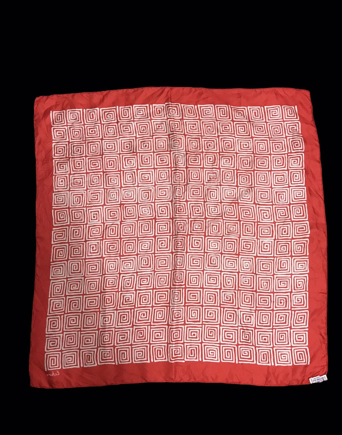 Vintage Echo 100% Pure Silk Scarf Made In Japan