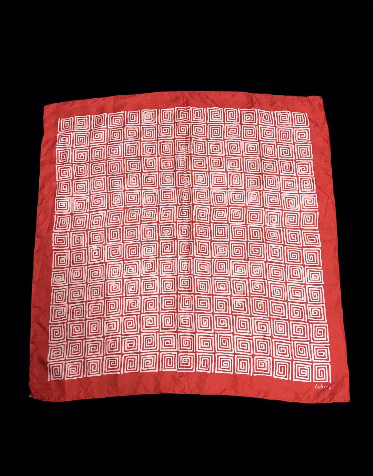 Other Vintage Echo 100% Pure Silk Scarf Made In Japan Size ONE SIZE - 3 Thumbnail