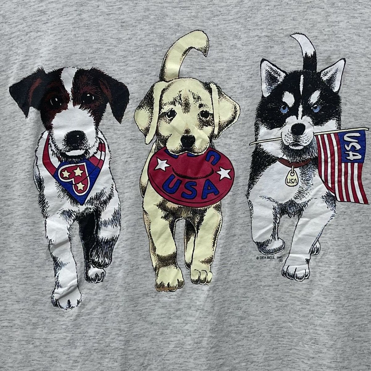 Beauty Beast × Vintage Vintage 90s Usa Flag Puppy Dog Size US XL / EU 56 / 4 - 2 Thumbnail